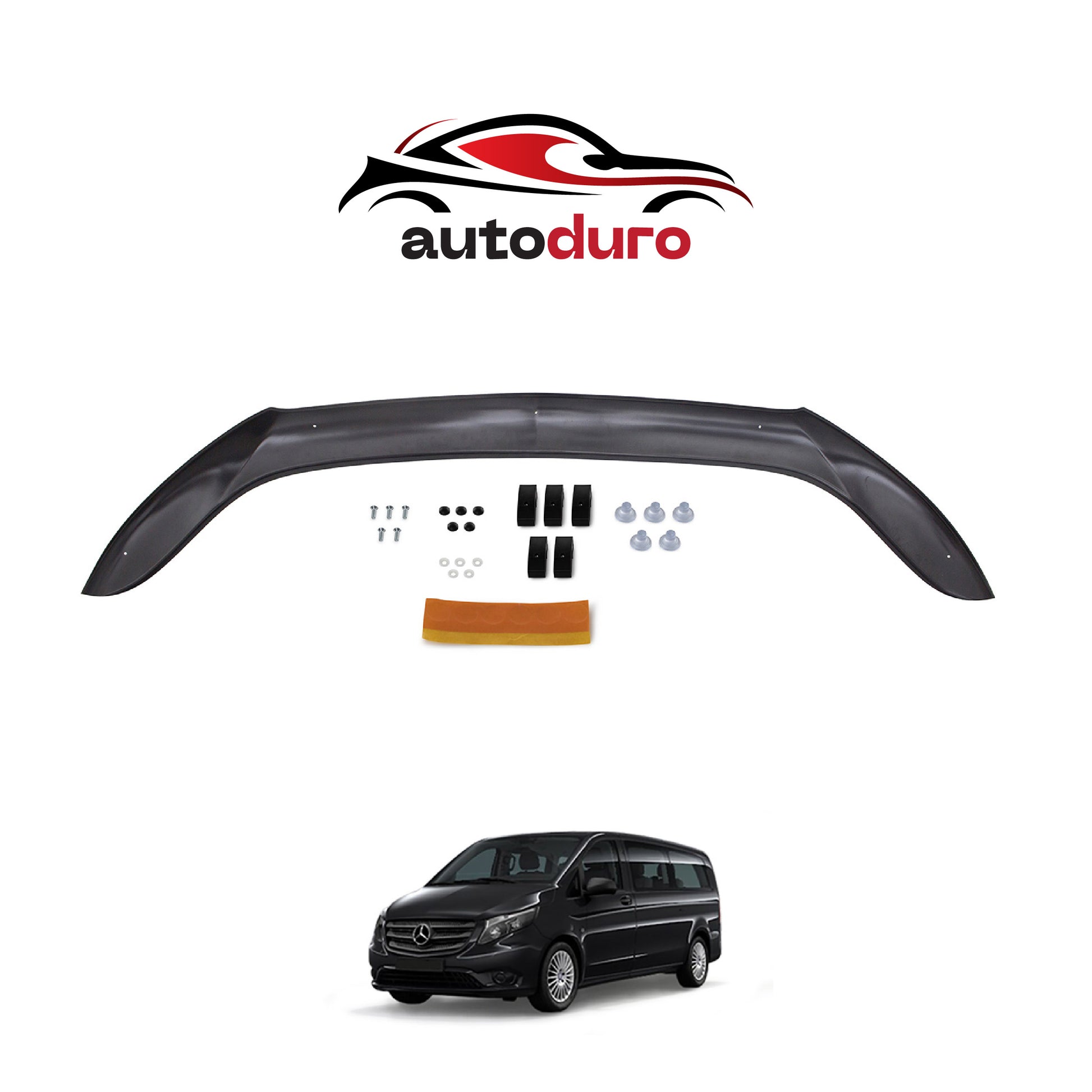Autoduro Mercedes Vito 2015 - 2020 Bonnet Deflector 4mm - 30550415-010409-40010101_2