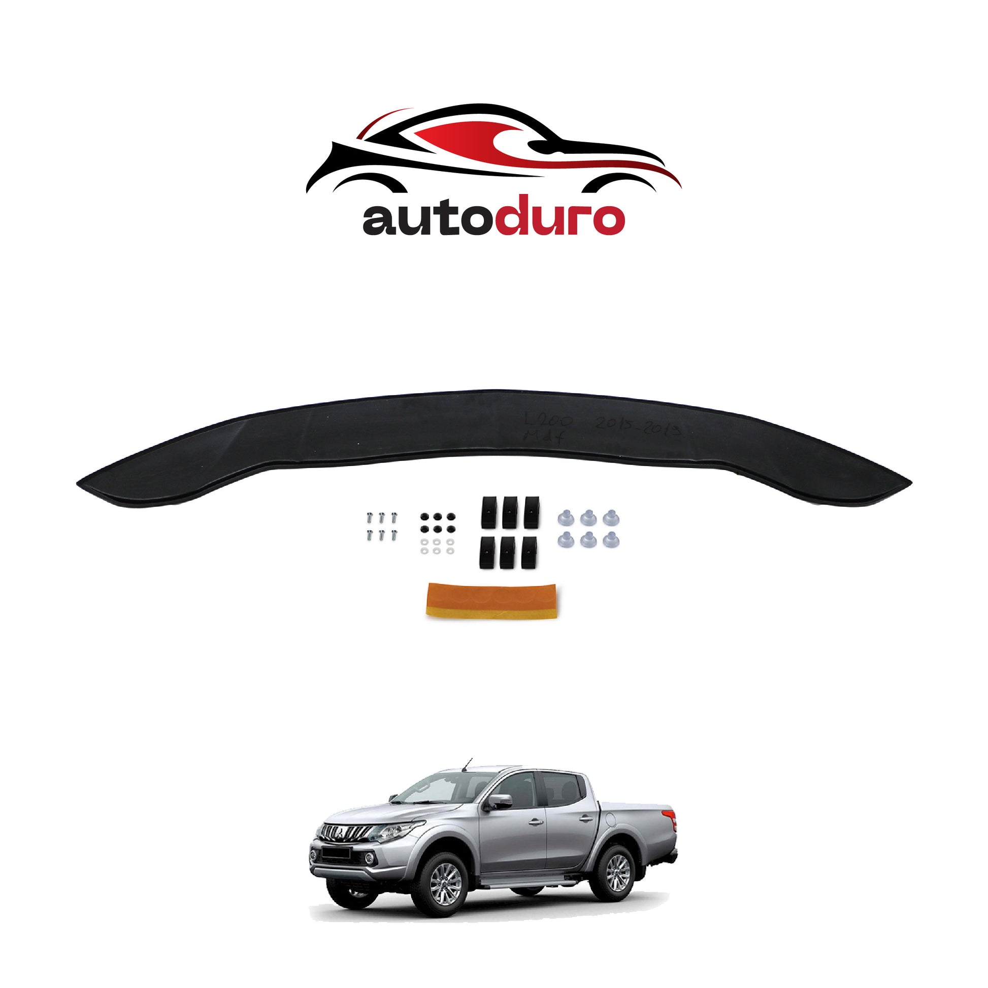 Autoduro Mitsubishi L200 2007 - 2015 Bonnet Deflector 3mm - 30570407-010409-30010101_5