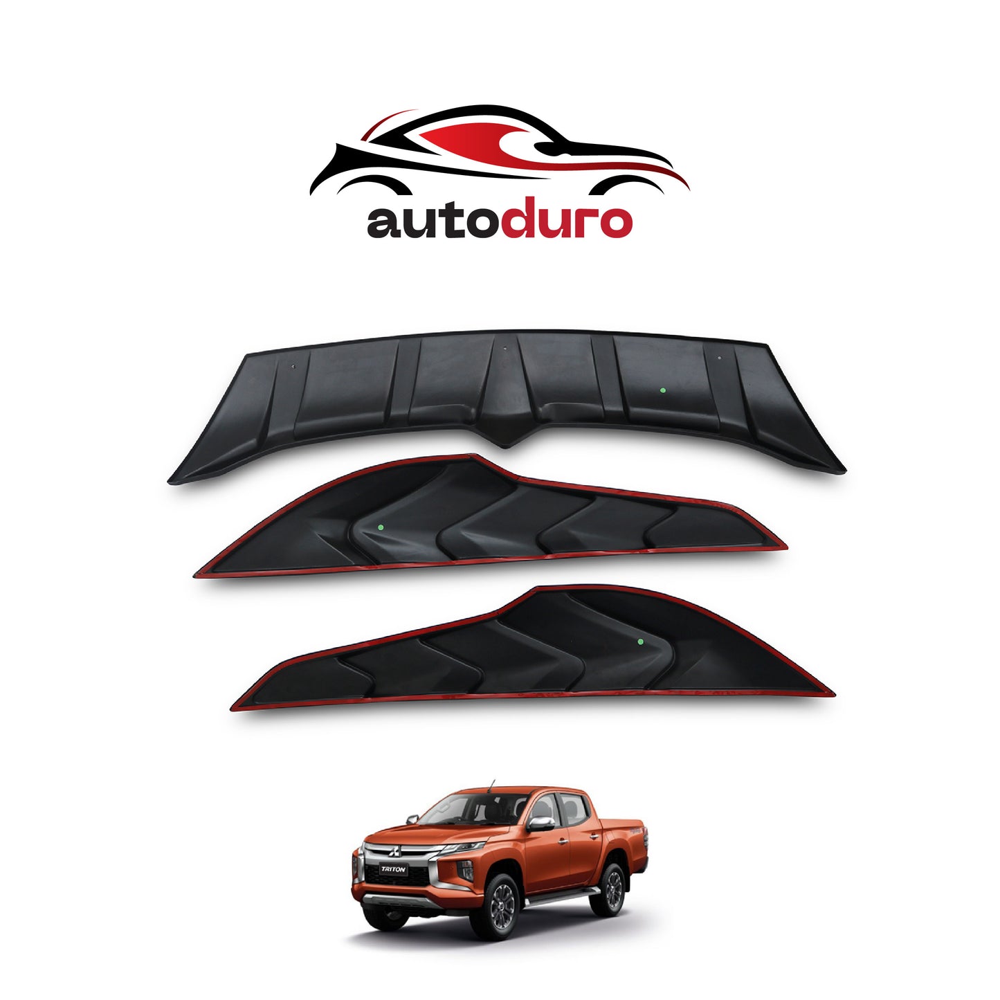 Autoduro Mitsubishi L200 2019 Onwards Dragon Pack 3pcs - 30570419-030018-20010401_5