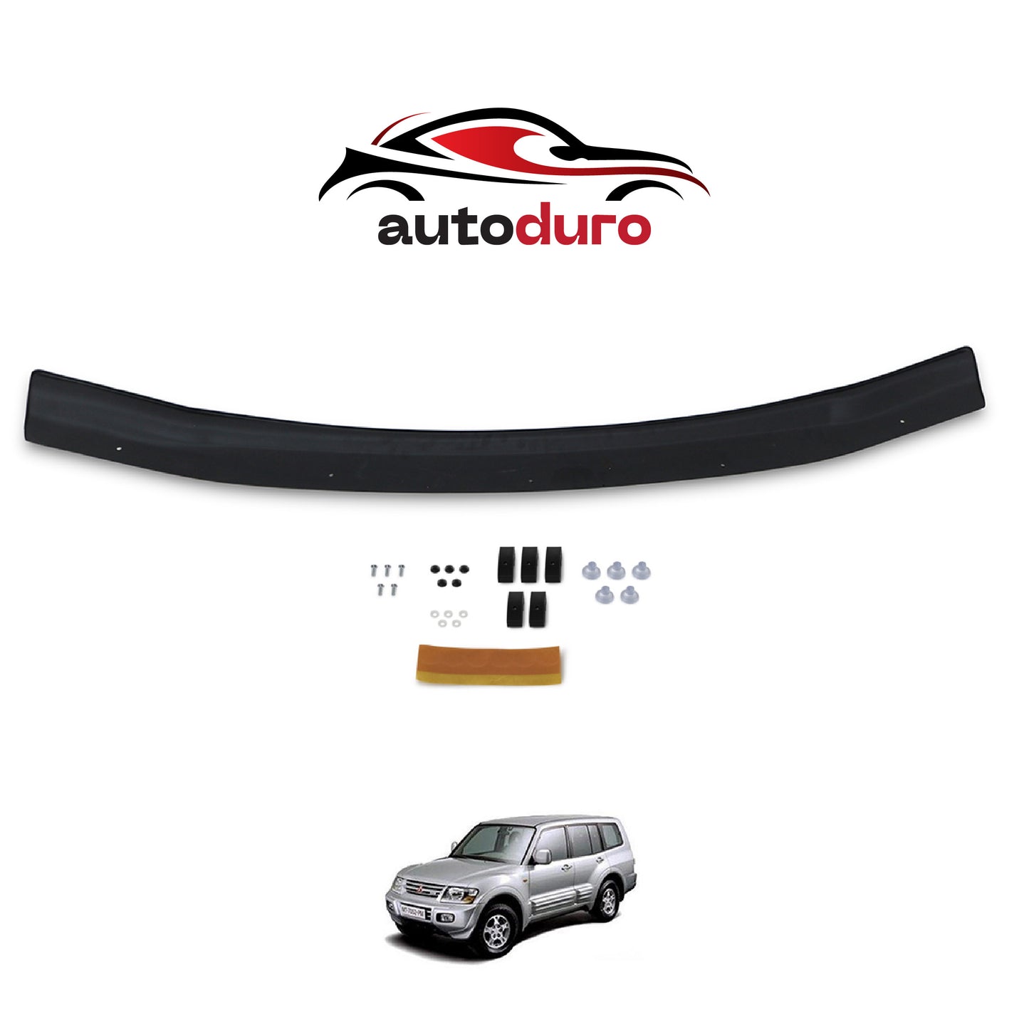 Autoduro Mitsubishi Pajero 1998 - 2006 Bonnet Deflector 3mm - 30570799-010409-30010101_2