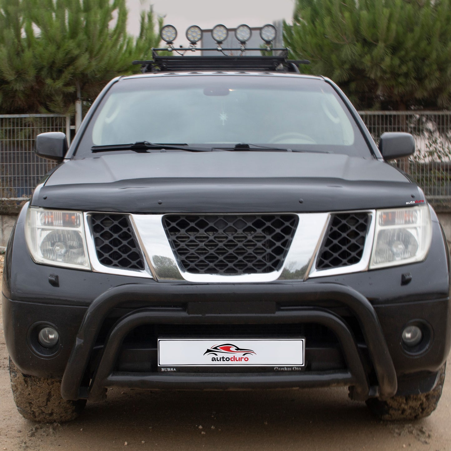 Autoduro Nissan Navara 2006 - 2015 Bonnet Deflector 3mm - 30580206-010409-30010101_4