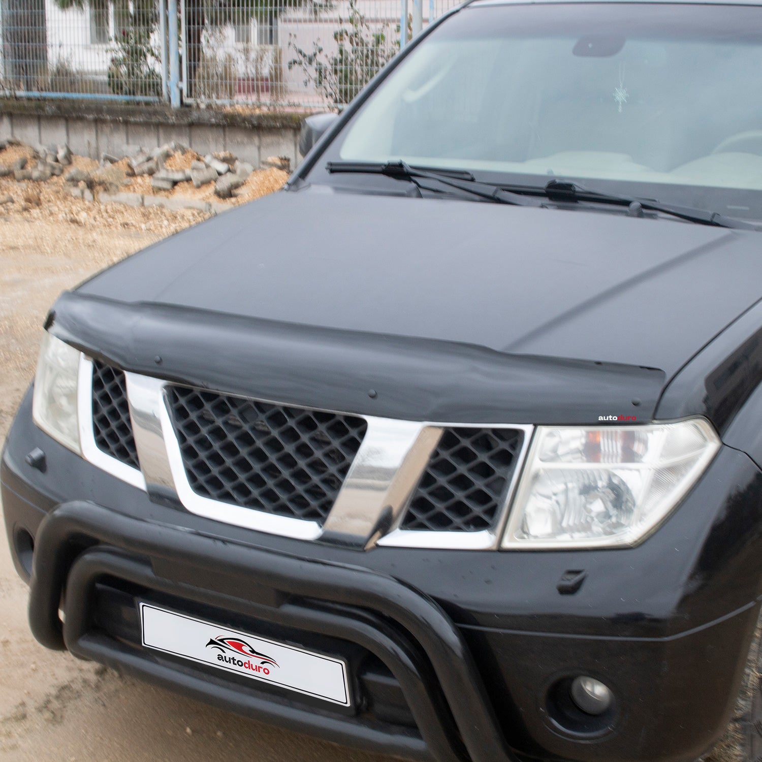 Autoduro Nissan Navara 2006 - 2015 Bonnet Deflector 3mm - 30580206-010409-30010101_5