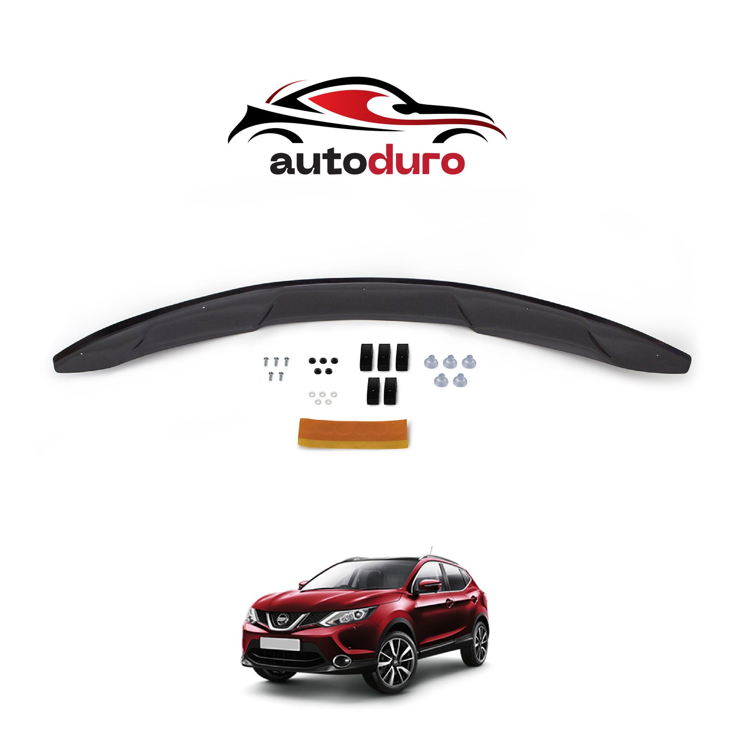 Autoduro Nissan Qashqai 2014 - 2016 Bonnet Deflector 4mm - 30580614-010409-40010101_2