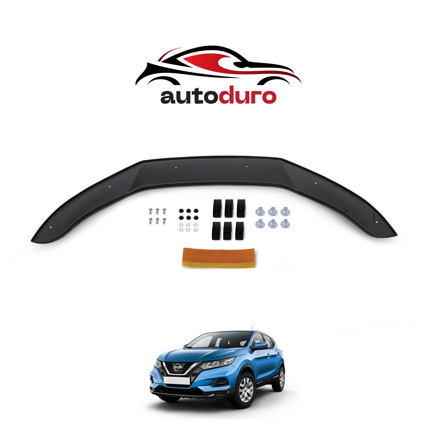Autoduro Nissan Qashqai 2017 - 2021 Bonnet Deflector 3mm - 30580617-010409-30010101_2