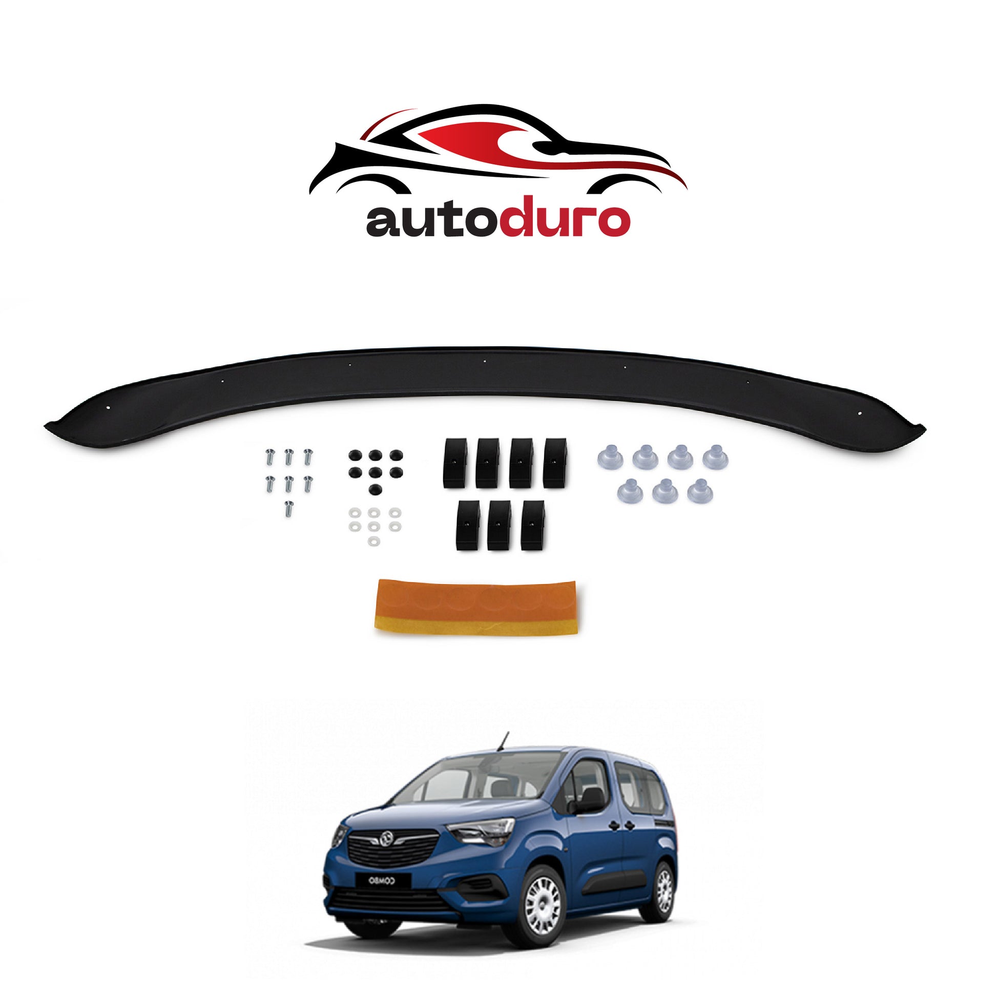 Autoduro Opel Combo 2018 Onwards Rear Bumper Sill Protector 4mm - 30590318-010409-40010101_2