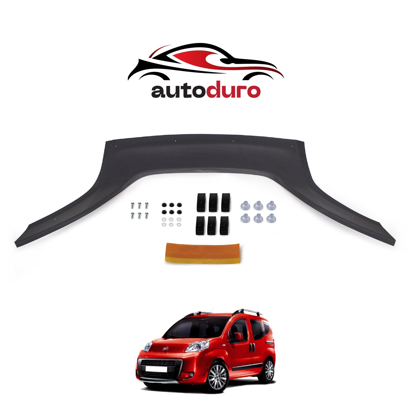 Autoduro Peugeot Bipper 2007 - 2016 Rear Bumper Sill Protector 4mm - 30610107-010409-40010101_2
