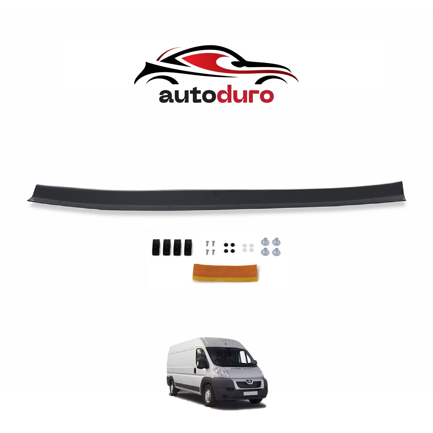 Autoduro Peugeot Boxer 2006 - 2014 Rear Bumper Sill Protector 3mm - 30610206-010409-30010101_2