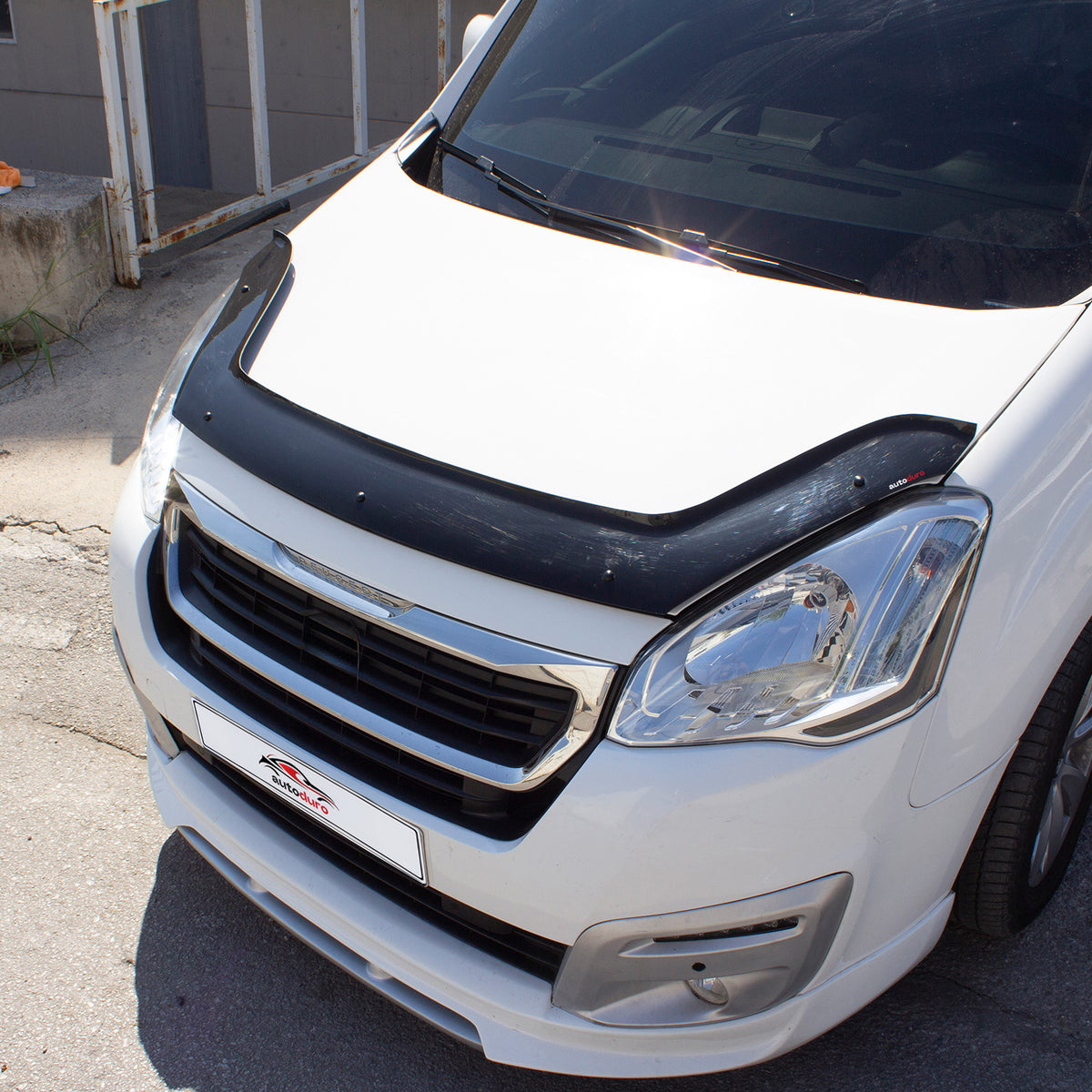 Autoduro Peugeot Partner Tepee 2015 - 2018 Bonnet Deflector 4mm - 30610415-010409-40010101_5