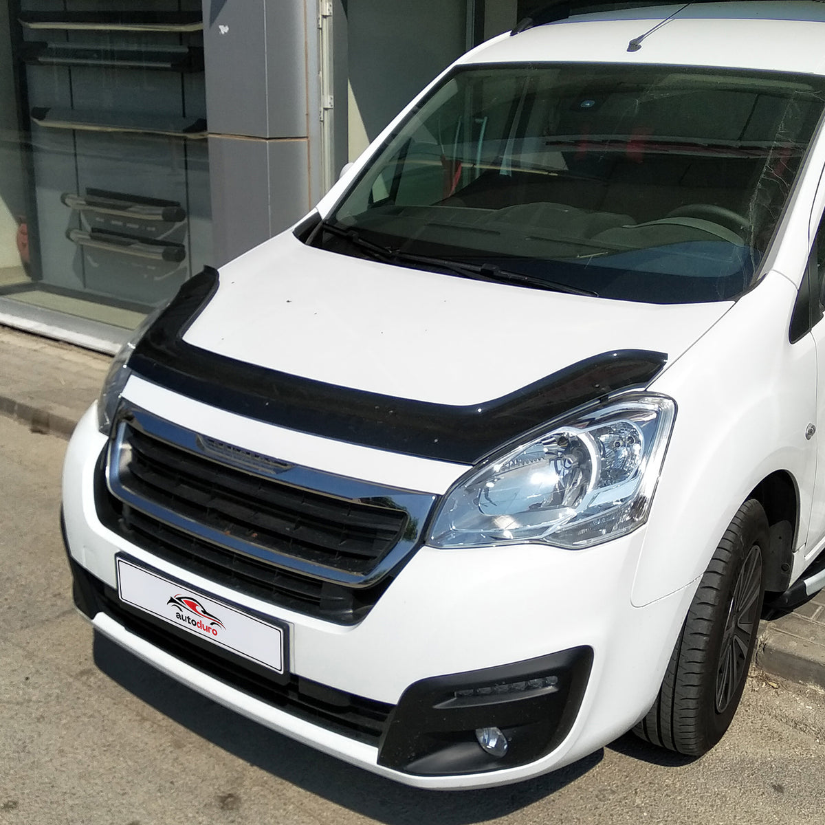 Autoduro Peugeot Partner Tepee 2015 - 2018 Bonnet Deflector 4mm - 30610415-010409-40010101_7