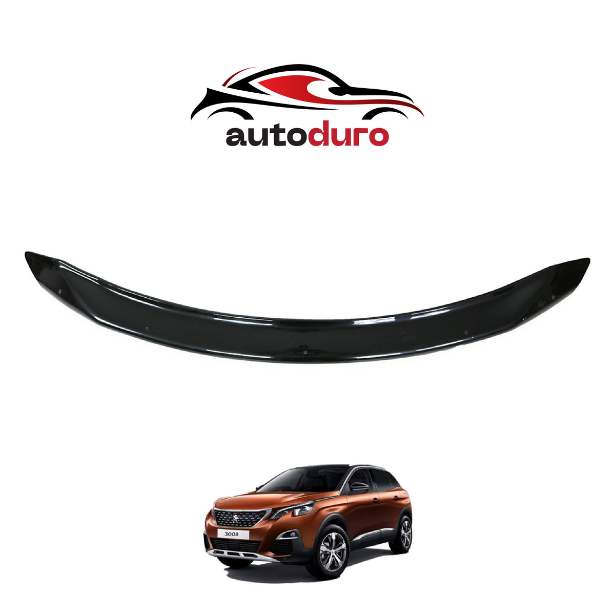 Autoduro Peugeot 3008 2017 Onwards Rear Bumper Sill Protector 3mm - 30610716-010409-30010101_1