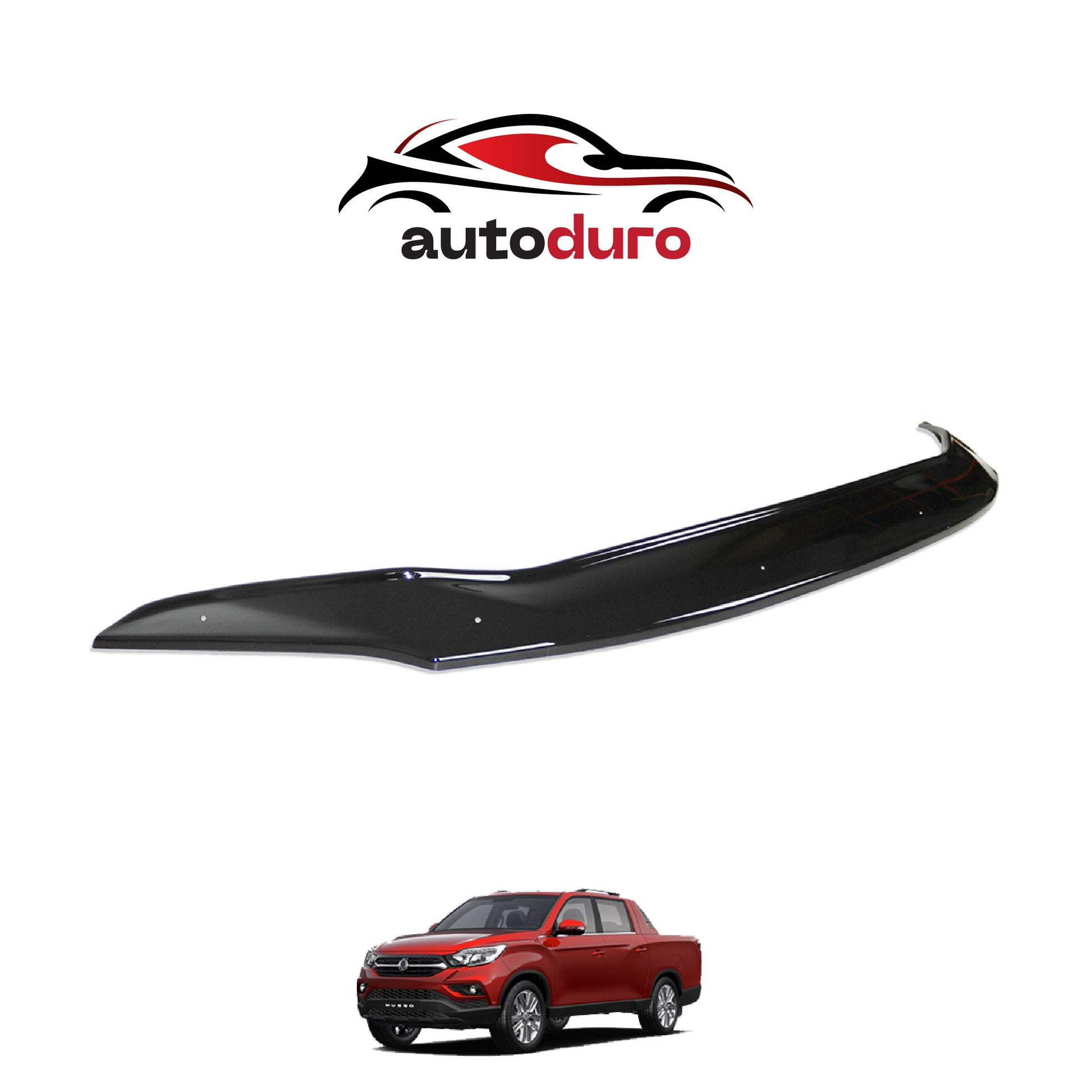 Autoduro Ssangyong Musso 2021 Onwards Bonnet Deflector 4mm - 30730321-010409-40010101_3
