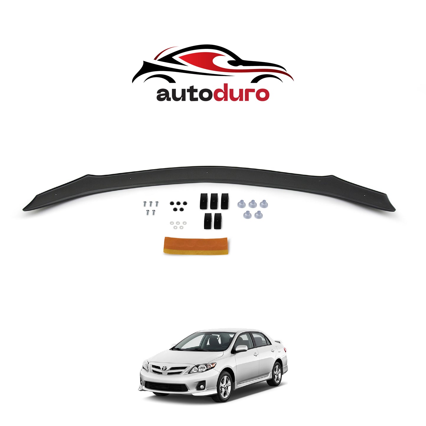 Autoduro Toyota Corolla 2013 - 2018 Bonnet Deflector 4mm - 30780813-010409-40010101_2
