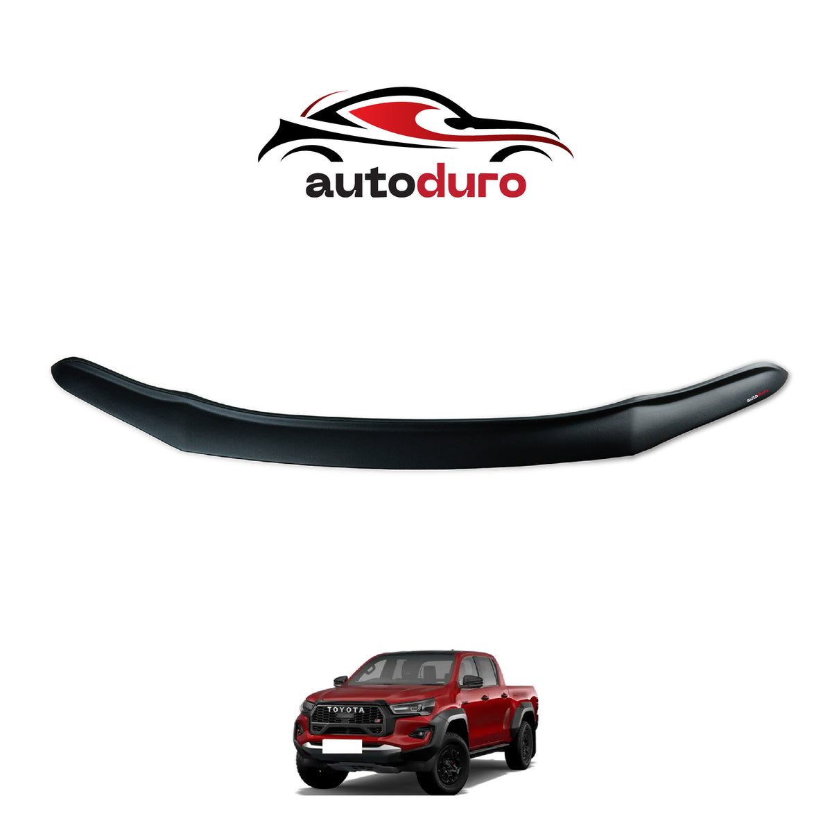 Autoduro Toyota Hilux 2006 - 2012 Bonnet Deflector 4mm - 30780906-010409-30010101_5
