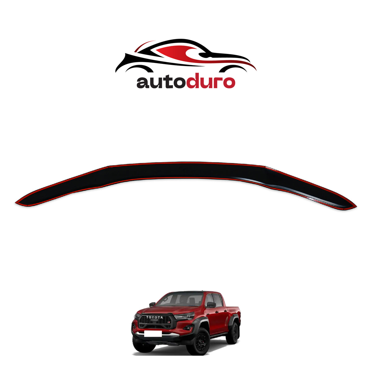 Autoduro Toyota Hilux 2006 - 2012 Bonnet Deflector 4mm - 30780906-010409-30010101_9