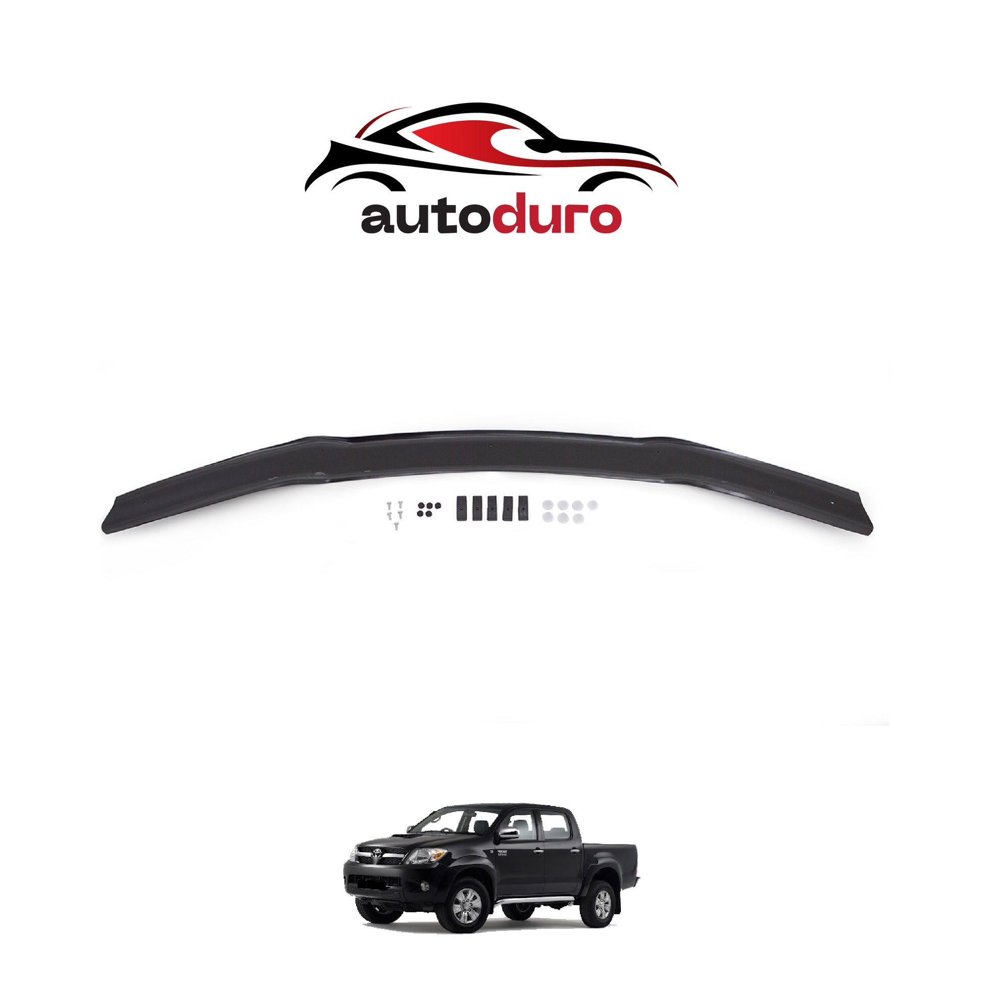 Autoduro Toyota Hilux 2012 - 2015 Bonnet Deflector 4mm - 30780912-010409-40010101_2