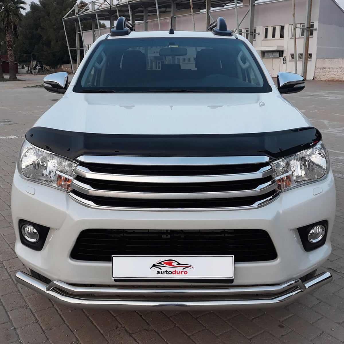 Autoduro Toyota Hilux 2015 - 2020 Bonnet Deflector 4mm - 30780915-010409-40010101_4