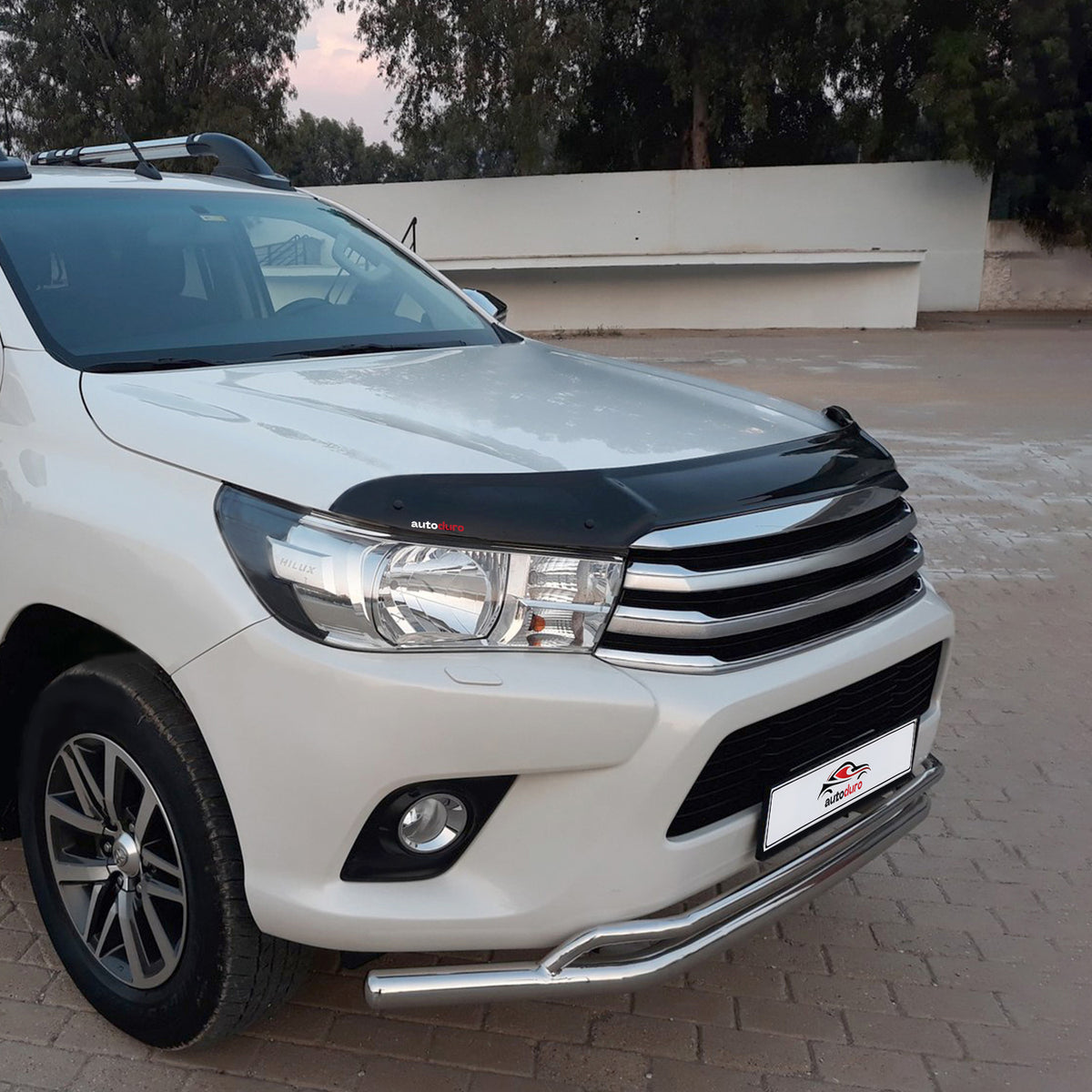 Autoduro Toyota Hilux 2015 - 2020 Bonnet Deflector 4mm - 30780915-010409-40010101_5
