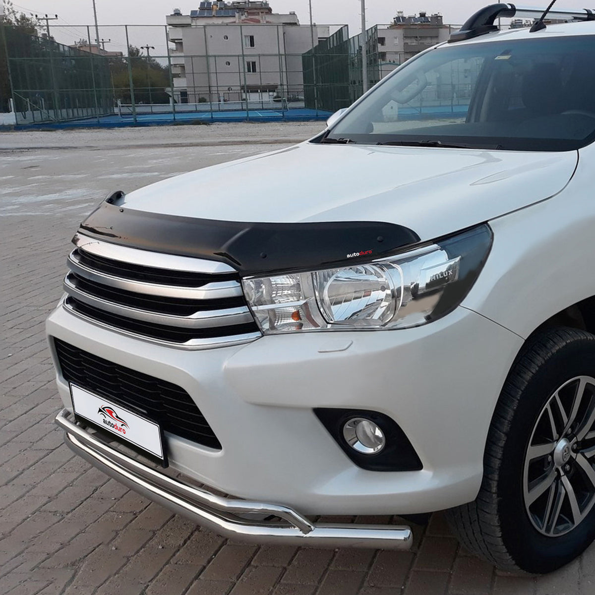 Autoduro Toyota Hilux 2015 - 2020 Bonnet Deflector 4mm - 30780915-010409-40010101_6