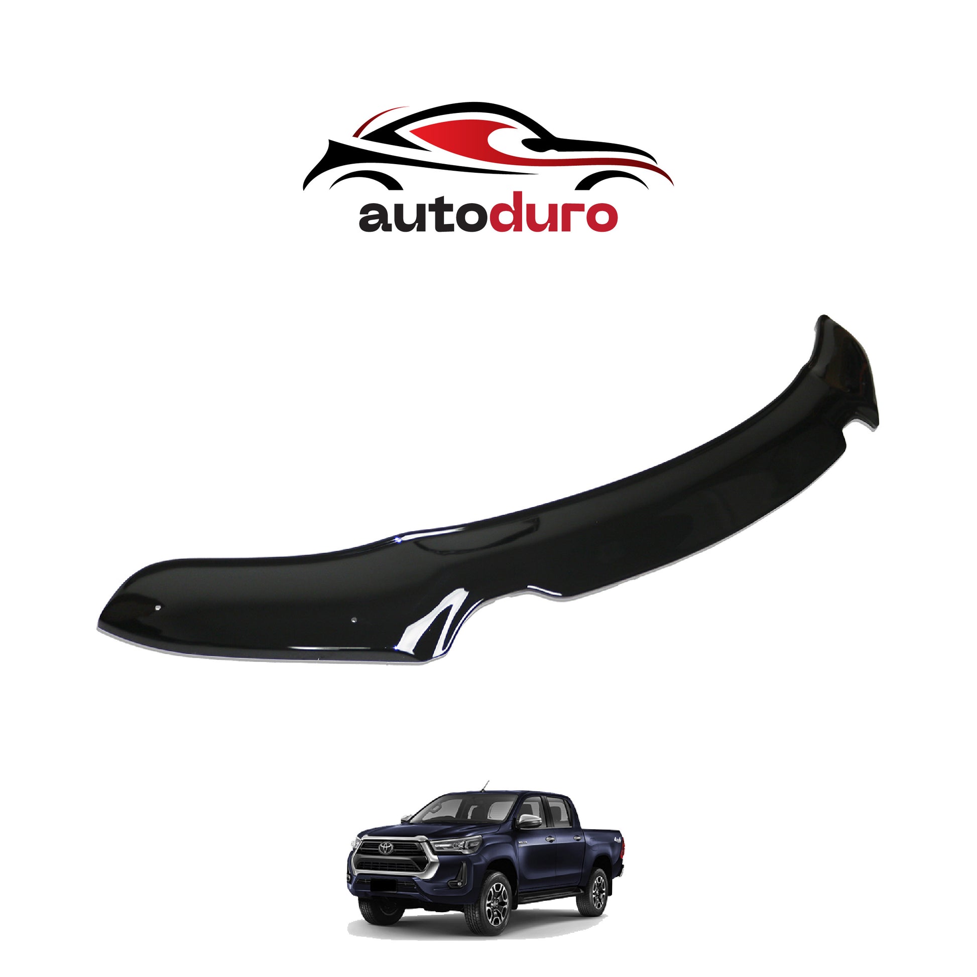 Autoduro Toyota Hilux 2021 Onwards Bonnet Deflector 4mm - 30780920-010409-30010101_3
