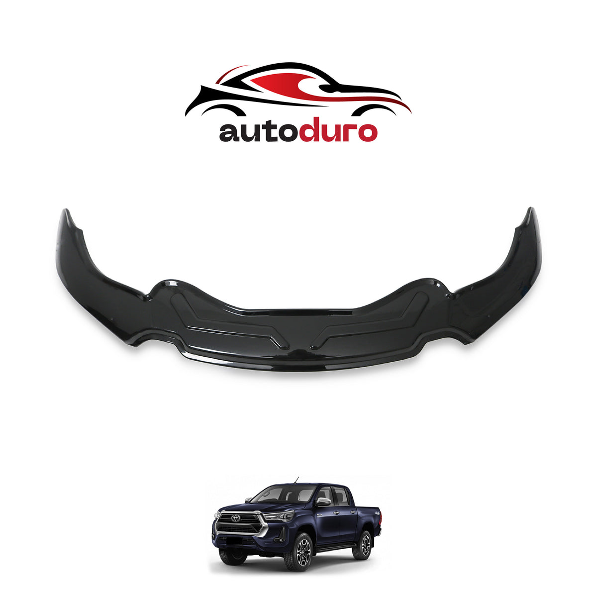Autoduro Toyota Hilux 2021 Onwards Bonnet Deflector - 30780921-020409-40010101_2