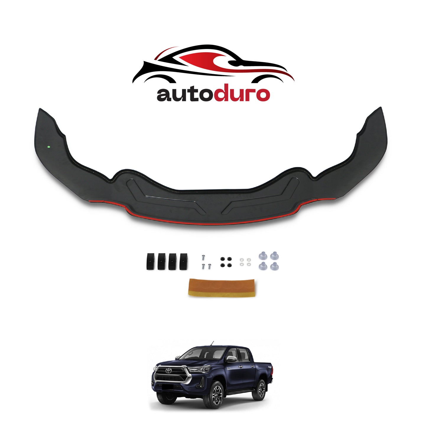 Autoduro Toyota Hilux 2021 Onwards Bonnet Deflector - 30780921-020409-40010101_6
