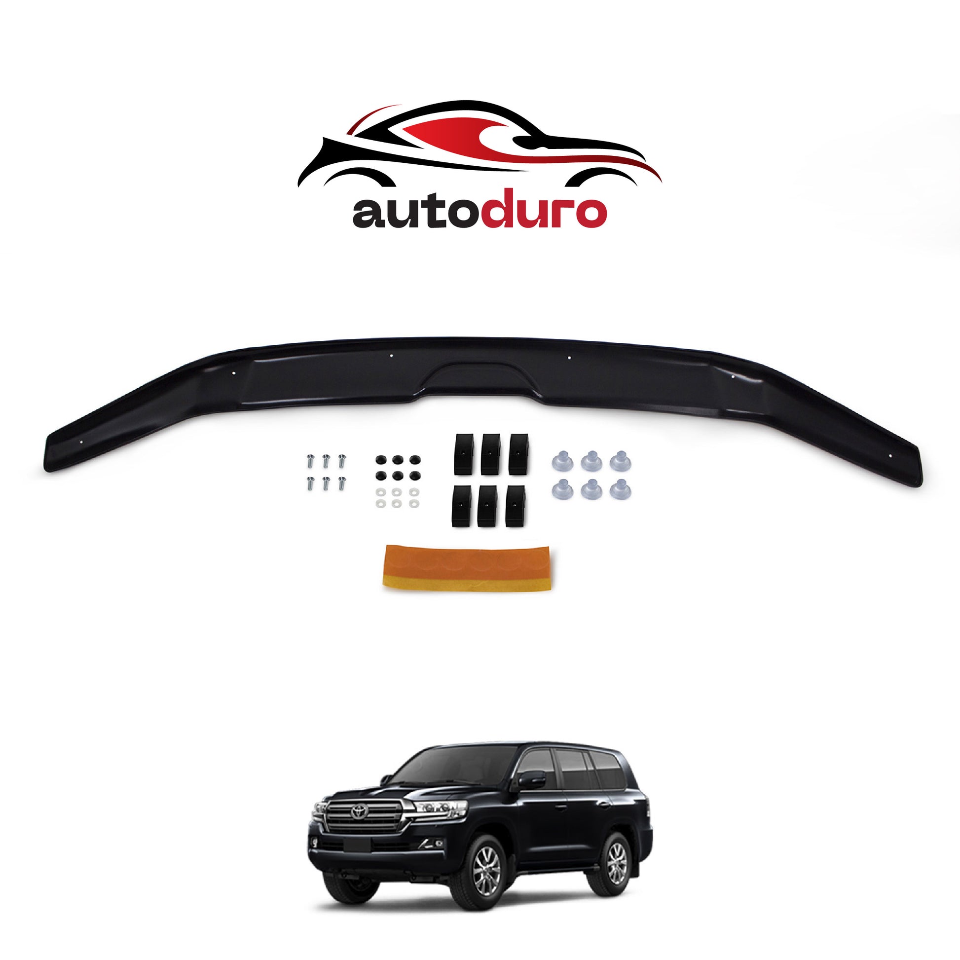 Autoduro Toyota Land Cruiser 2014 Onwards Bonnet Deflector 3mm - 30781114-010409-30010101_2