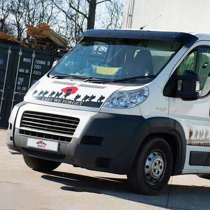 Autoduro Fiat Ducato 2014 Onwards Sunvisor Sun Visor Wind Deflector - 31290514-010410-55010101_4