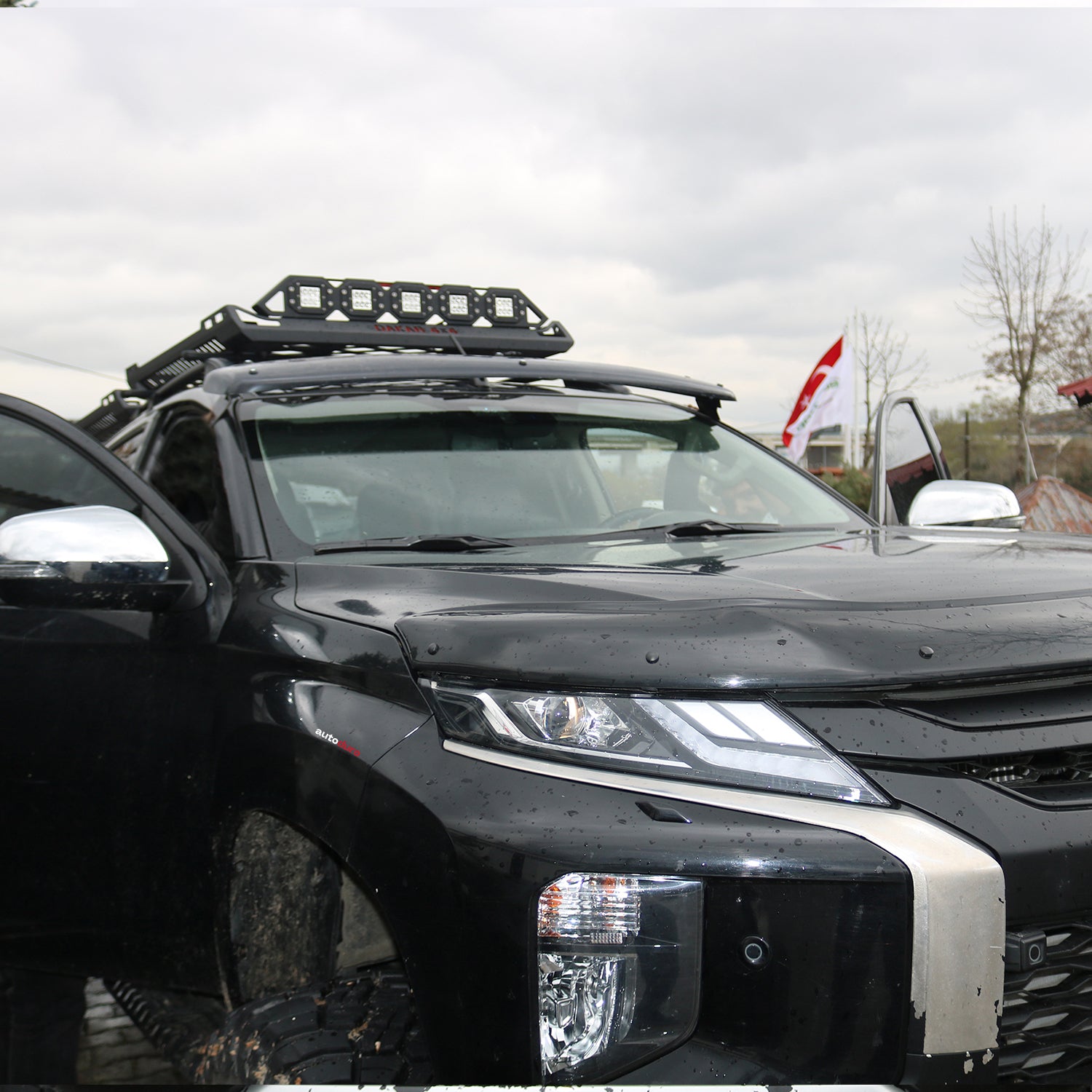 Autoduro Mitsubishi L200 2019 Onwards Sunvisor Sun Visor Wind Deflector - 31570419-010410-55010101_4
