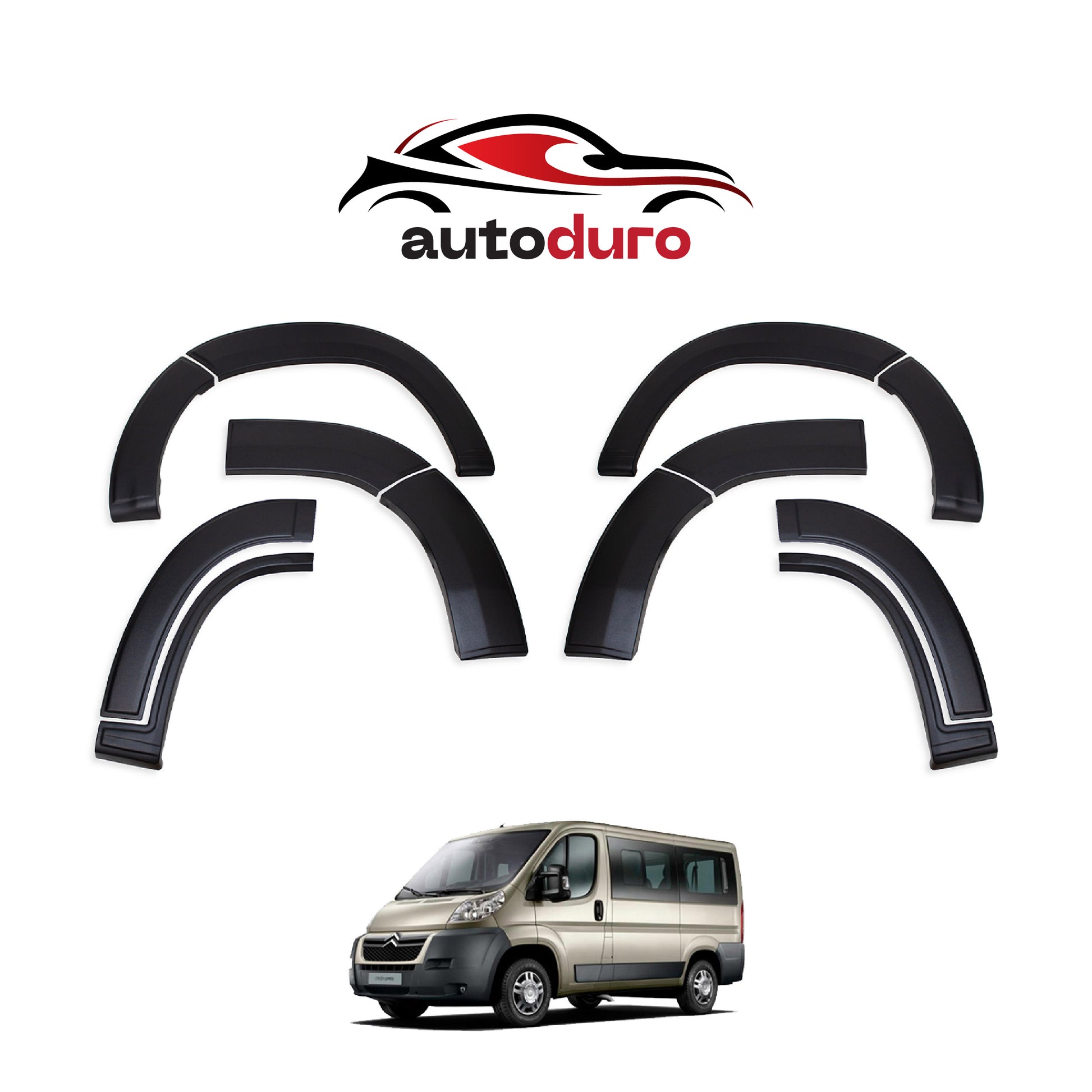 Autoduro Citroen Jumper 2014 Onwards Fender Flares 12pcs - 32200415-010027-20010402_1