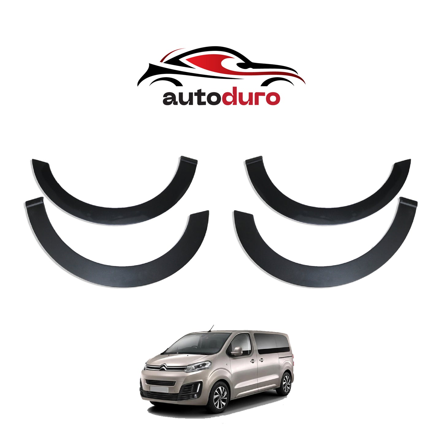 Autoduro Citroen Jumpy 2017 Onwards Fender Flares 8pcs - 32200516-010023-20010402_2