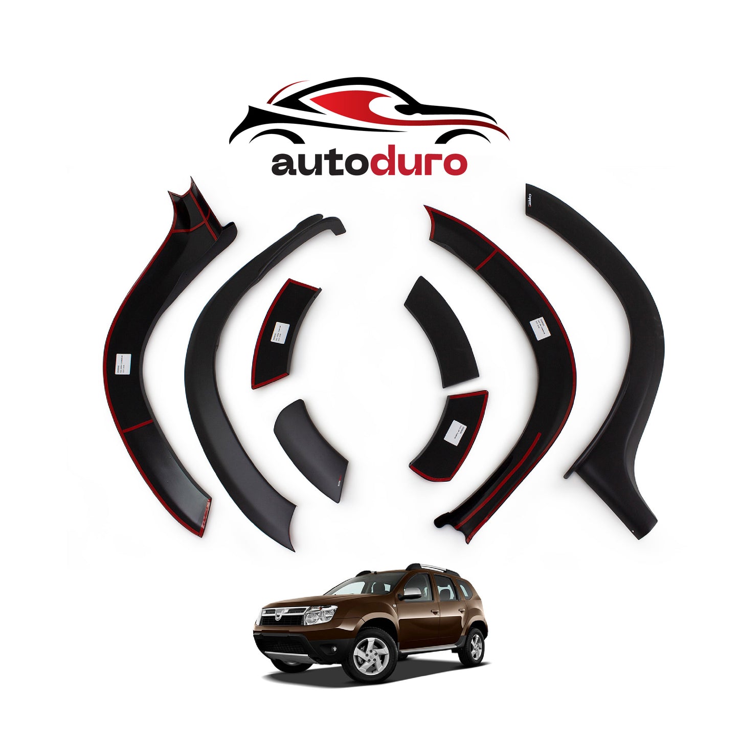 Autoduro Dacia Duster 2010 - 2017 Fender Flares 8pcs - 32210210-010023-20010402_2