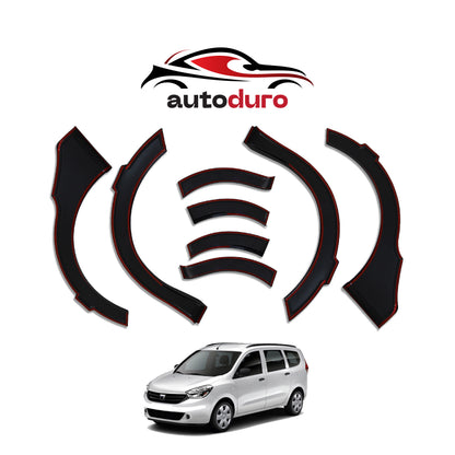 Autoduro Dacia Lodgy 2013 Onwards Fender Flares 8pcs - 32210312-010023-20010402_3