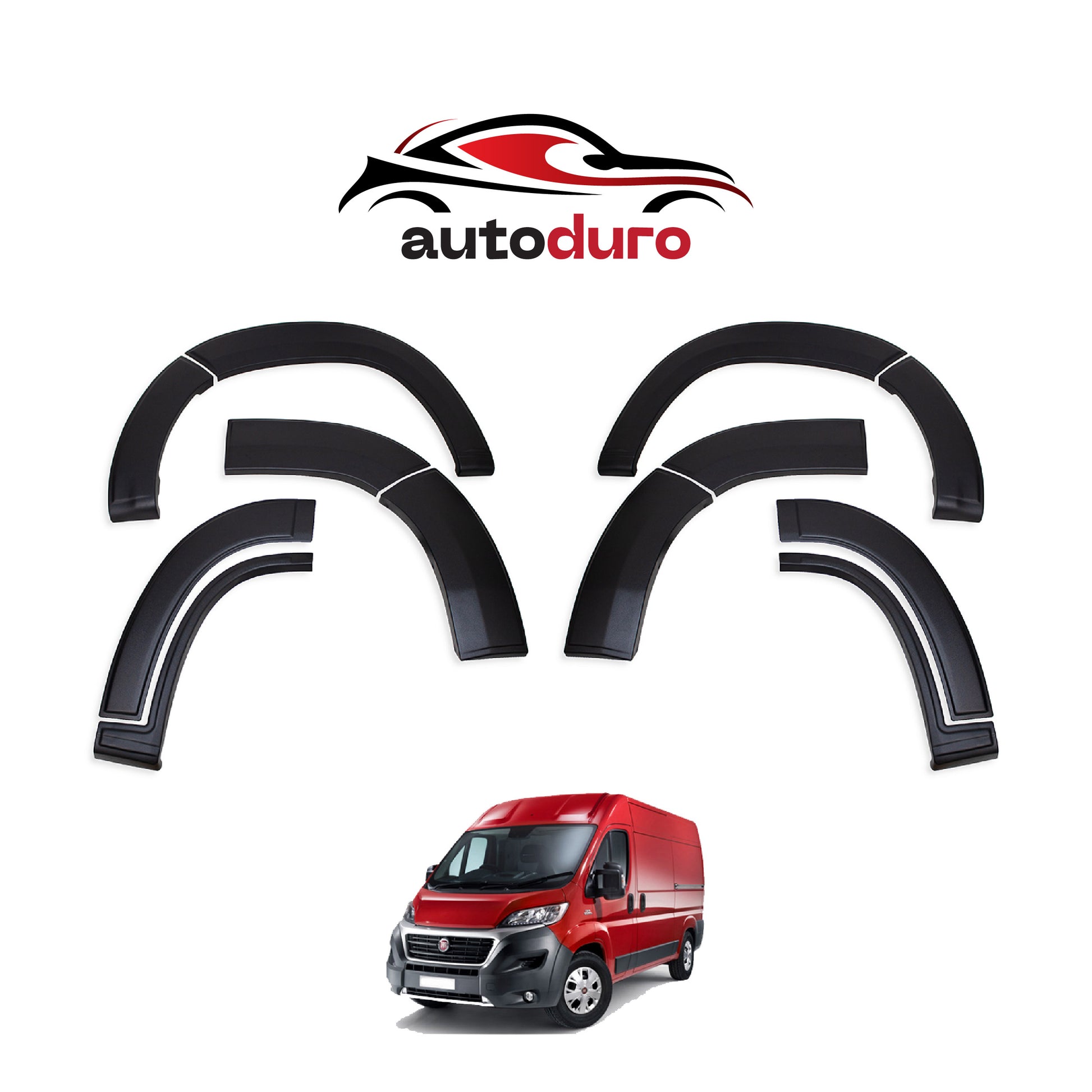Autoduro Fiat Ducato 2014 Onwards Fender Flares 12pcs - 32290515-010027-20010402_1