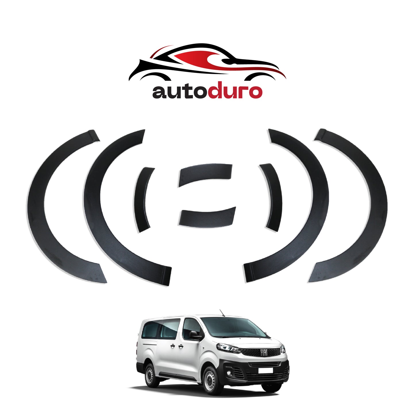 Autoduro Fiat Scudo 2023 Onwards Fender Flares 8pcs - 32291722-010023-20010402_1