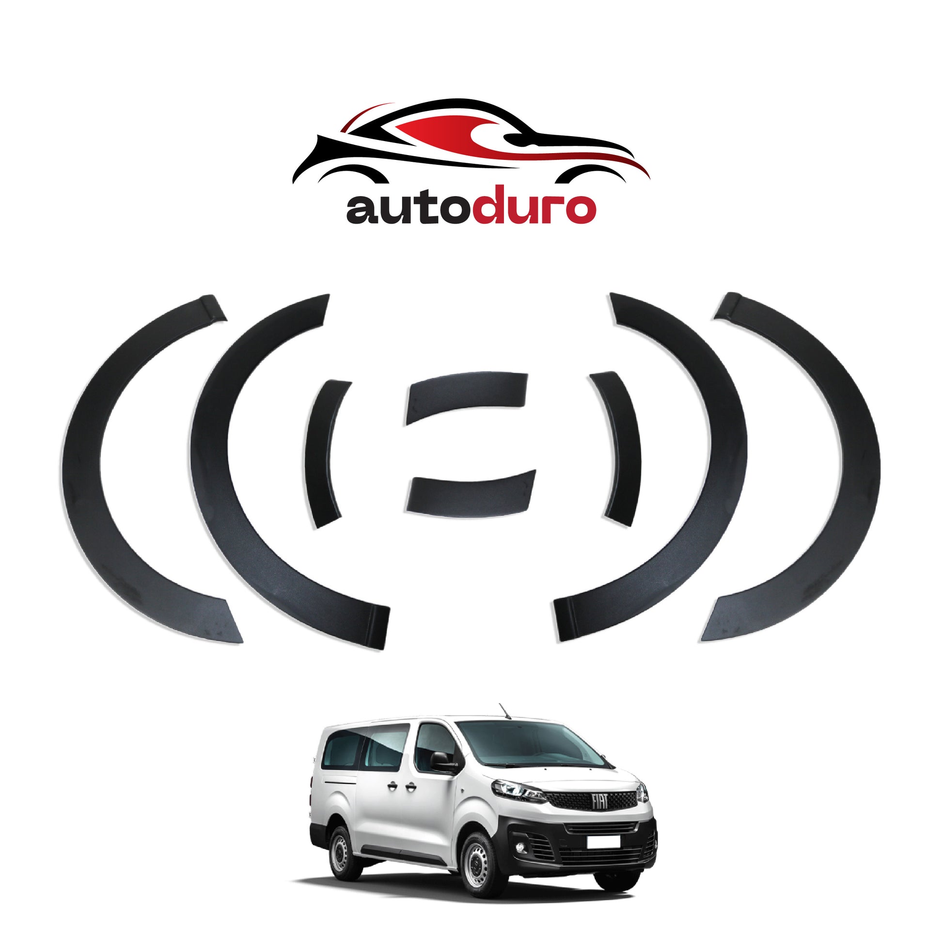 Autoduro Fiat Scudo 2023 Onwards Fender Flares 8pcs - 32291722-010023-20010402_1