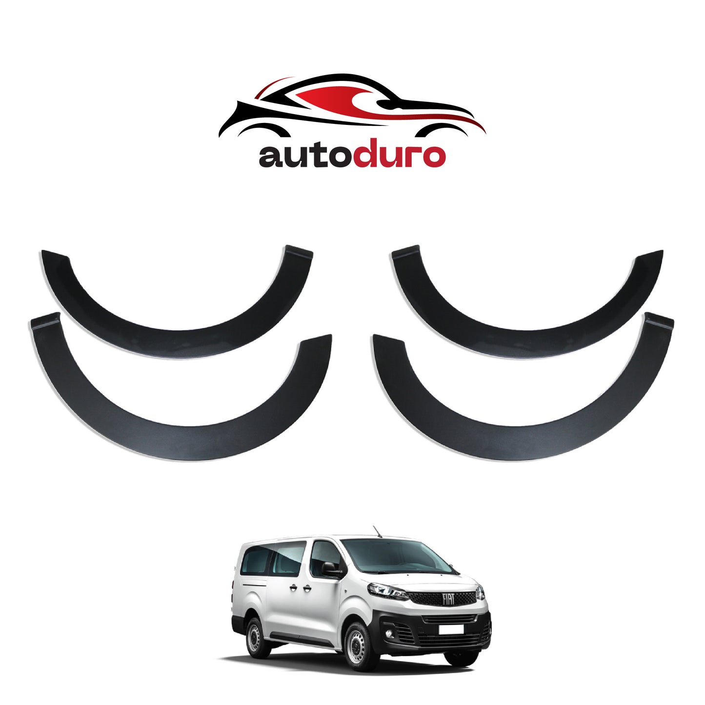 Autoduro Fiat Scudo 2023 Onwards Fender Flares 8pcs - 32291722-010023-20010402_2