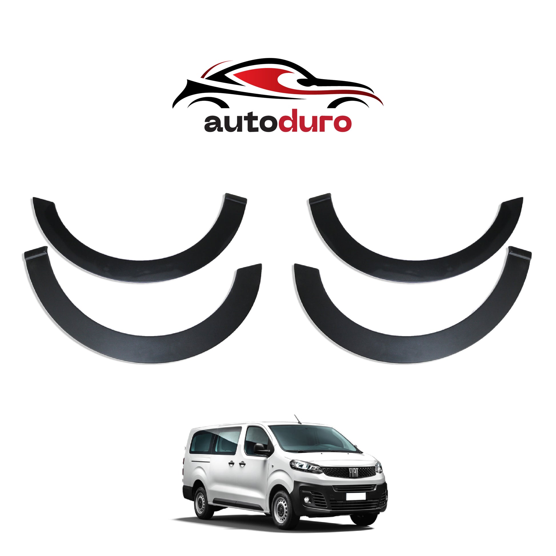 Autoduro Fiat Scudo 2023 Onwards Fender Flares 8pcs - 32291722-010023-20010402_2