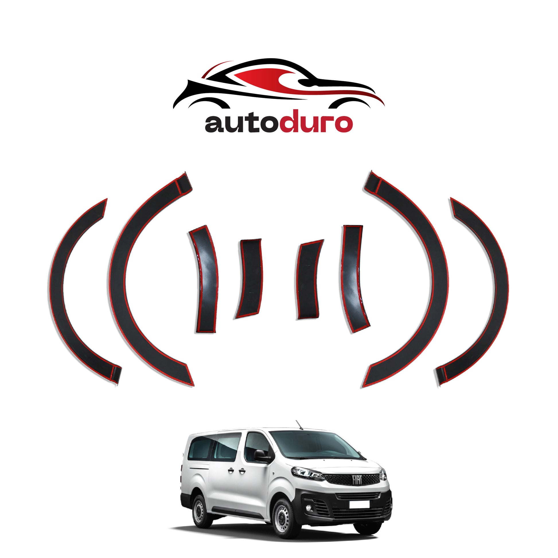 Autoduro Fiat Scudo 2023 Onwards Fender Flares 8pcs - 32291722-010023-20010402_3