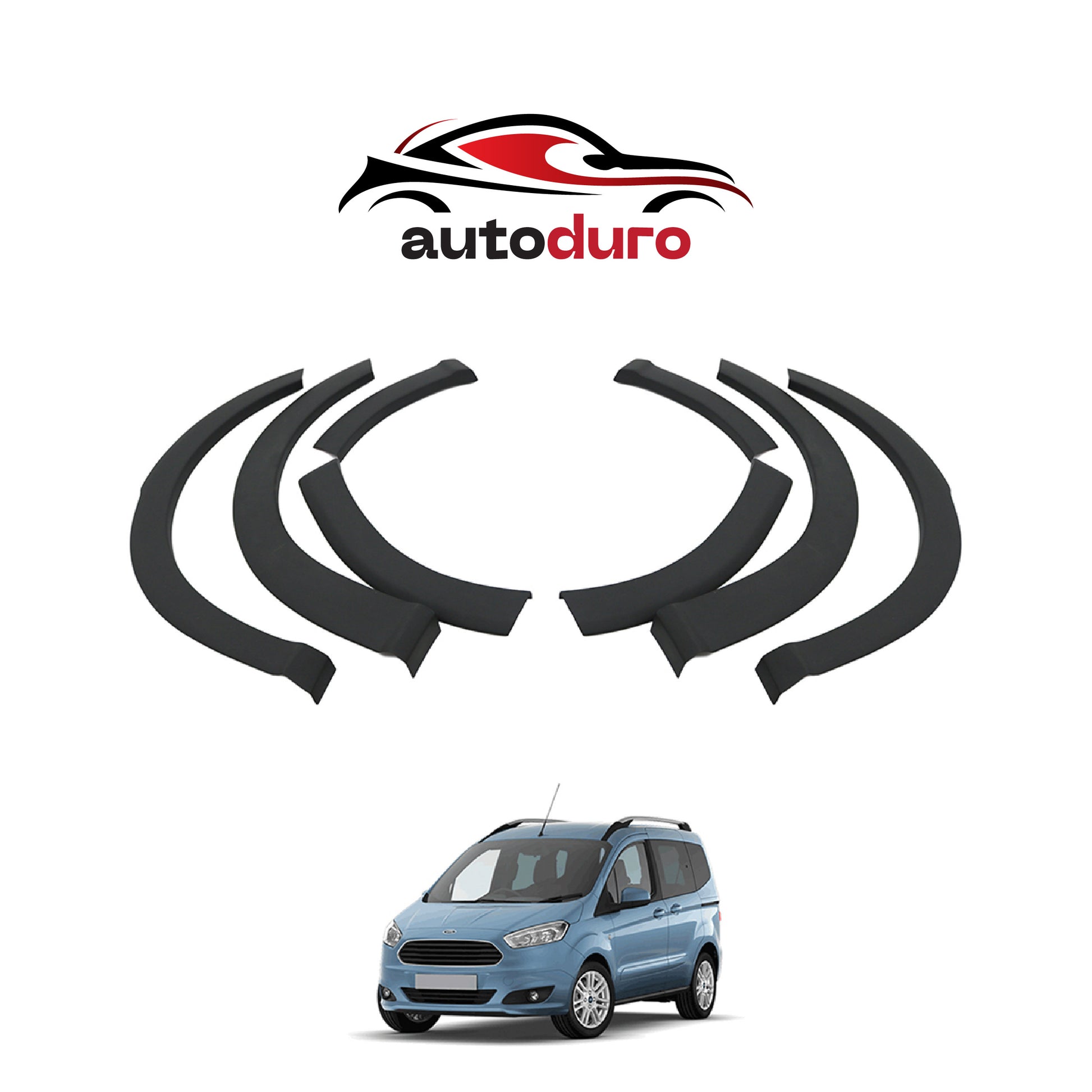 Autoduro Ford Courier 2014 - 2018 Fender Flares 8pcs - 32300214-010023-20010402_16