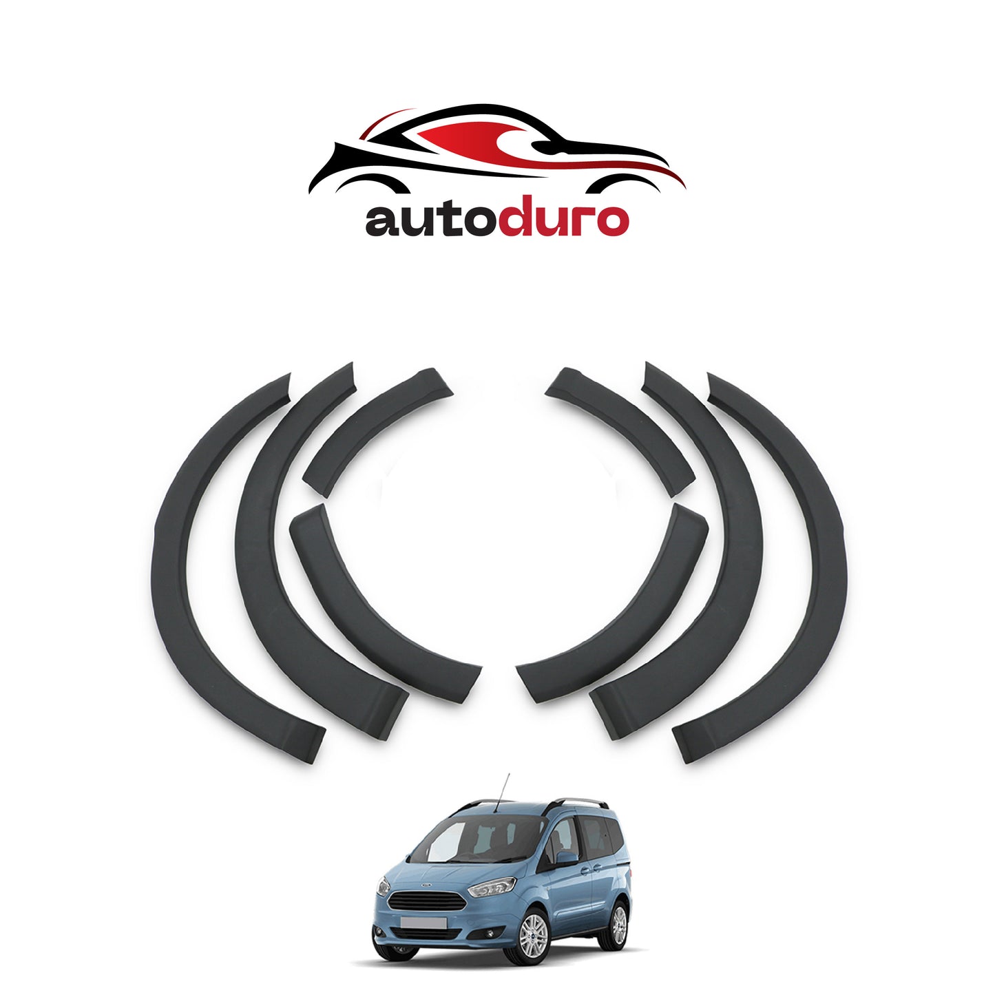 Autoduro Ford Courier 2014 - 2018 Fender Flares 8pcs - 32300214-010023-20010402_3