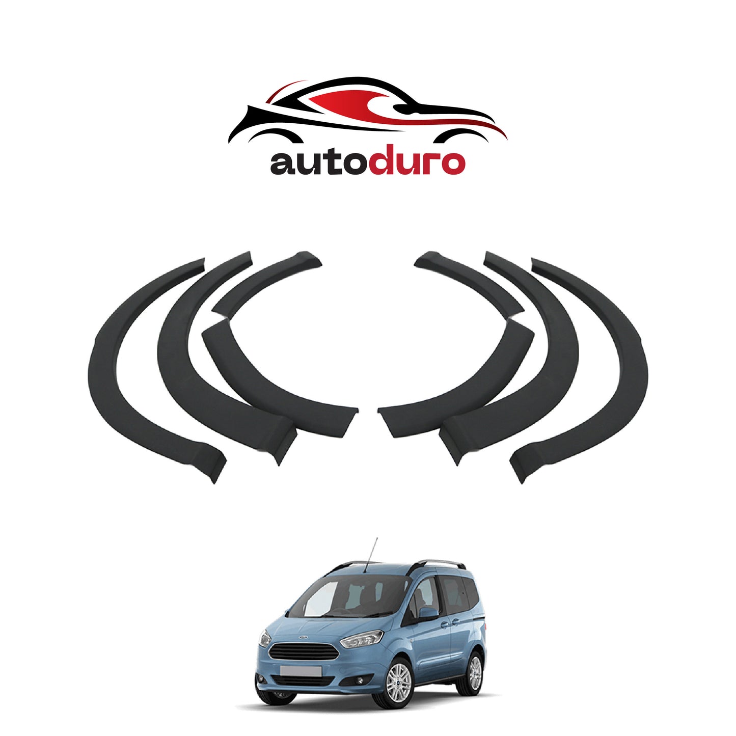 Autoduro Ford Courier 2014 - 2018 Fender Flares 8pcs - 32300214-010023-20010402_5