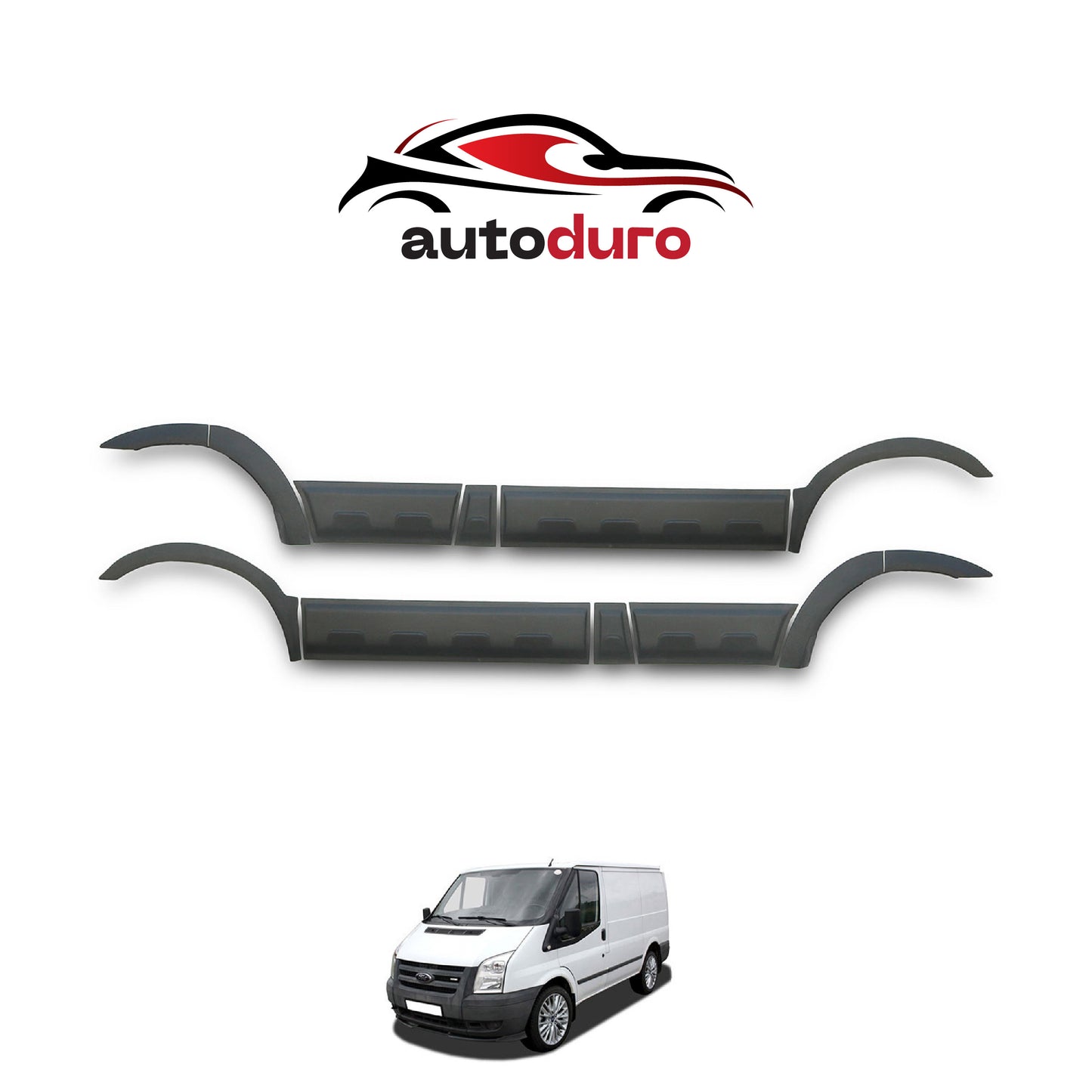Autoduro Ford Transit 2006 - 2013 Rear Bumper Sill Protector - 32301106-010027-20010402_1