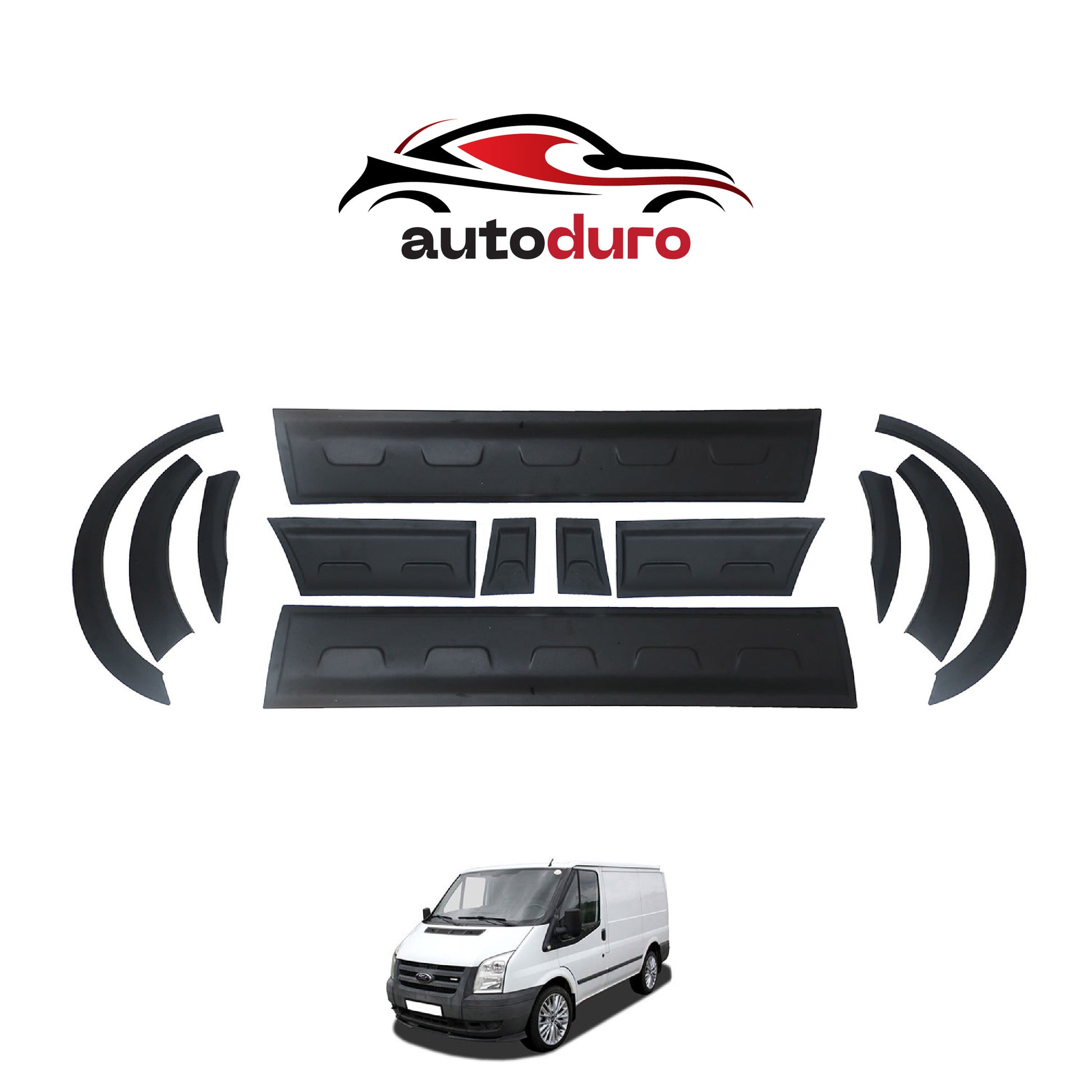 Autoduro Ford Transit 2006 - 2013 Rear Bumper Sill Protector - 32301106-010027-20010402_2