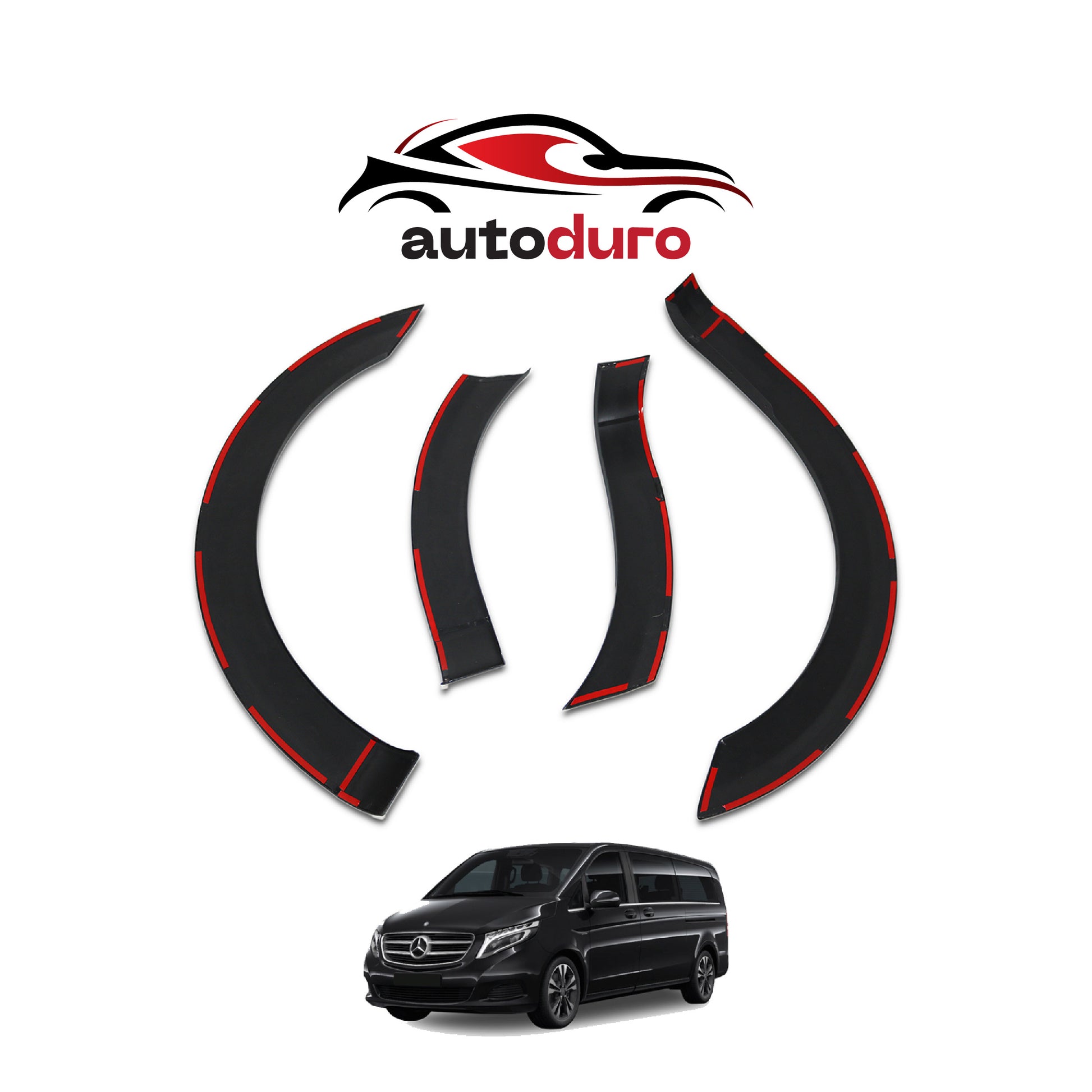 Autoduro Mercedes V-Class 2019 Onwards Fender Flares 8pcs - 32550919-010023-20010402_4