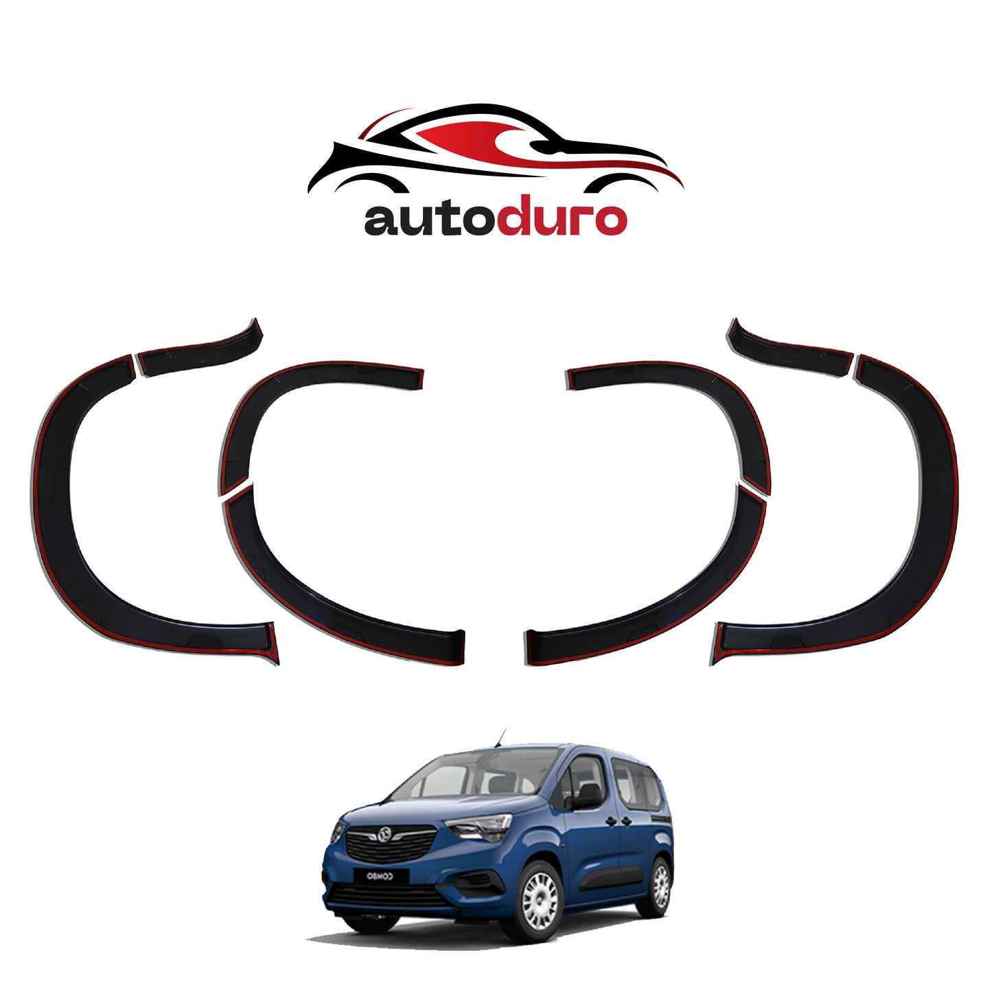 Autoduro Opel Combo 2018 Onwards Fender Flares - 32590918-010023-20010402_3