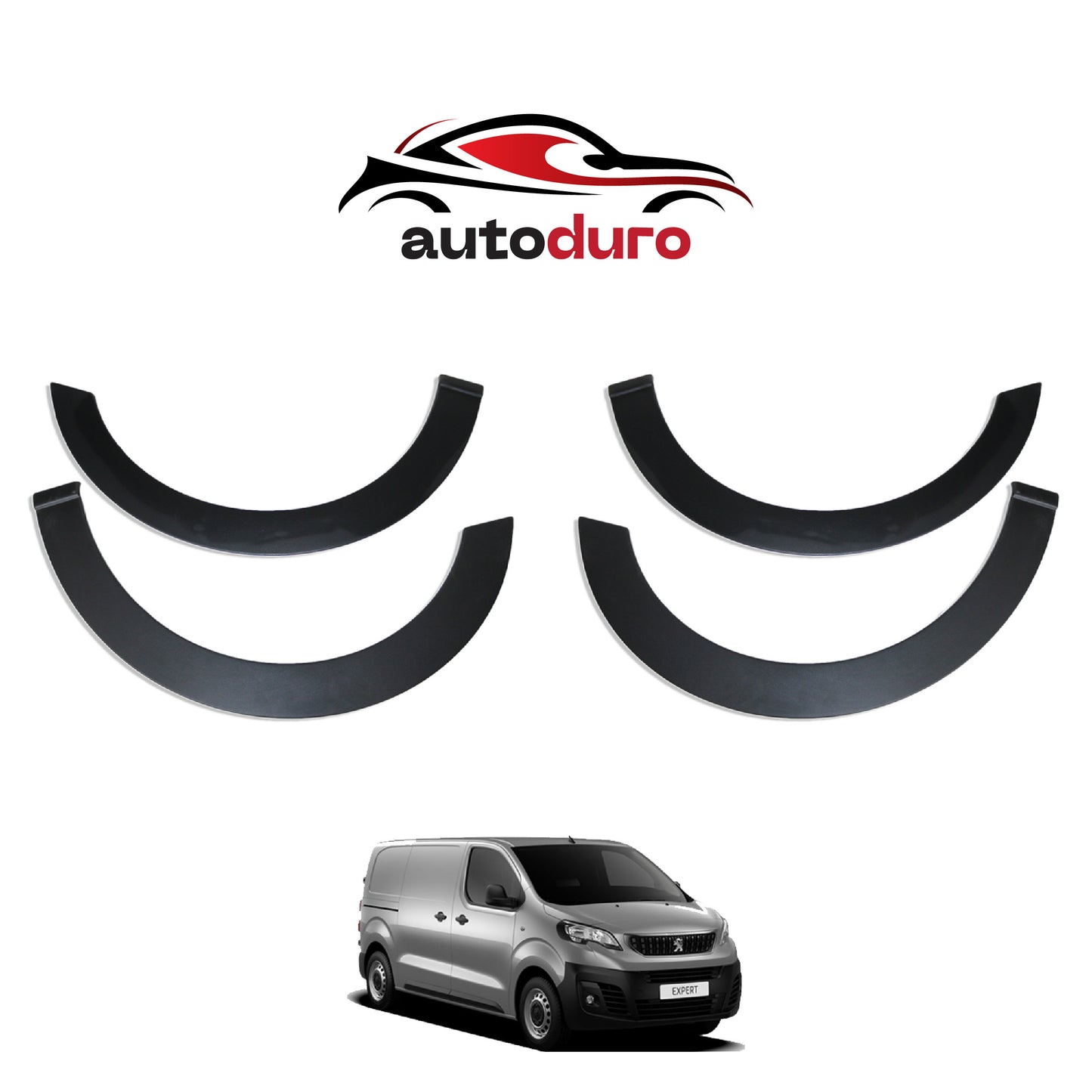 Autoduro Peugeot Expert 2017 Onwards Fender Flares 8pcs - 32610316-010023-20010402_2