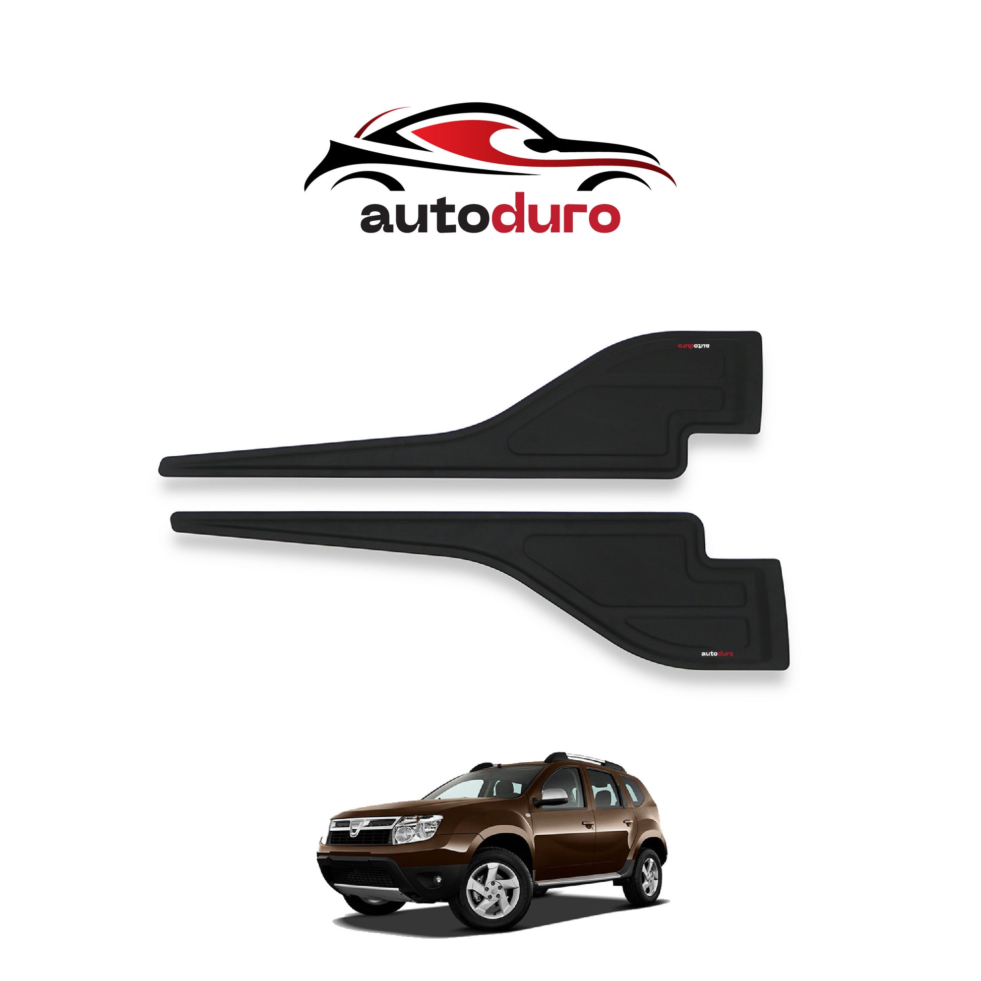 Autoduro Dacia Duster 2010 - 2017 Rear Bumper Sill Protector 2pcs - 33210210-020017-20090402_2