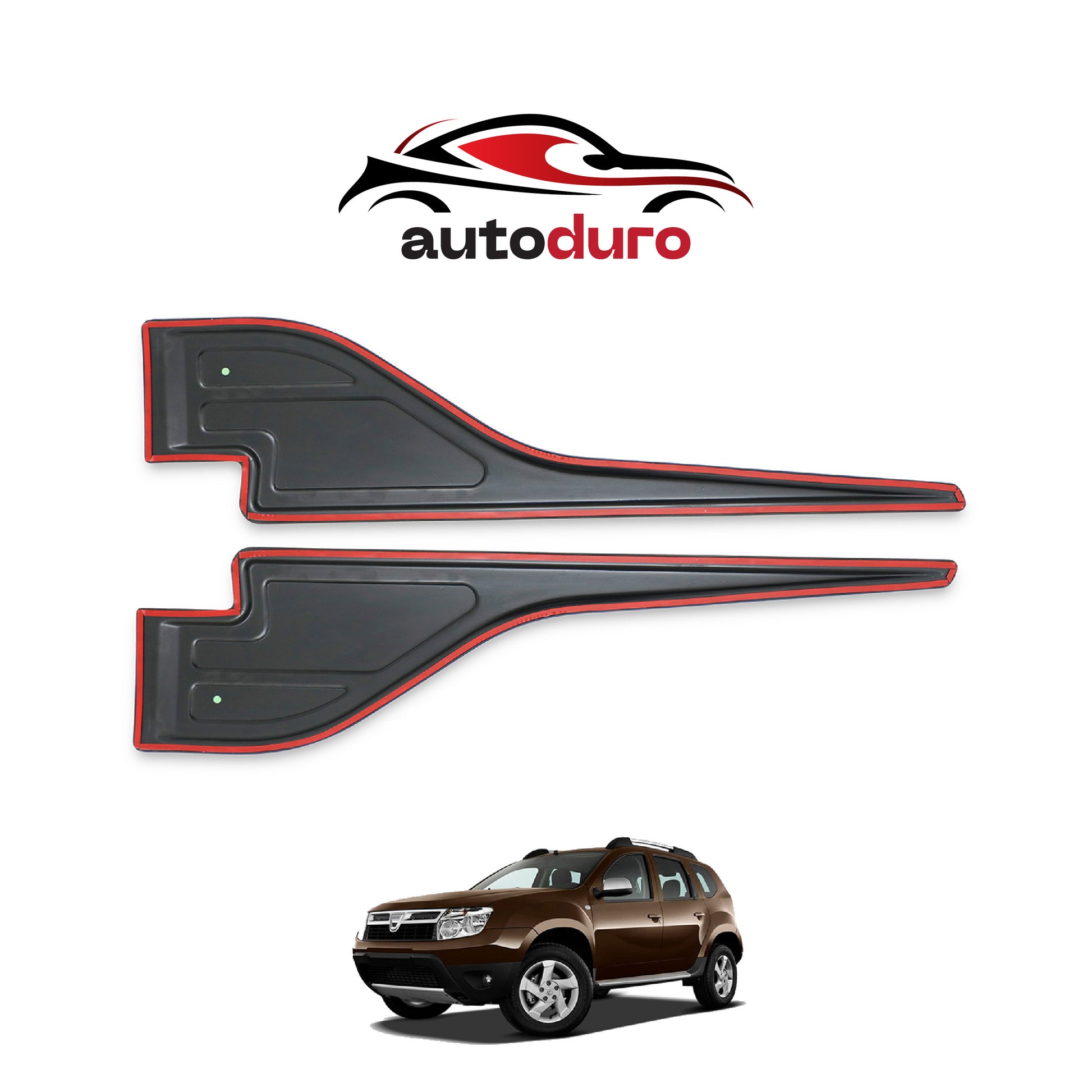 Autoduro Dacia Duster 2010 - 2017 Rear Bumper Sill Protector 2pcs - 33210210-020017-20090402_5