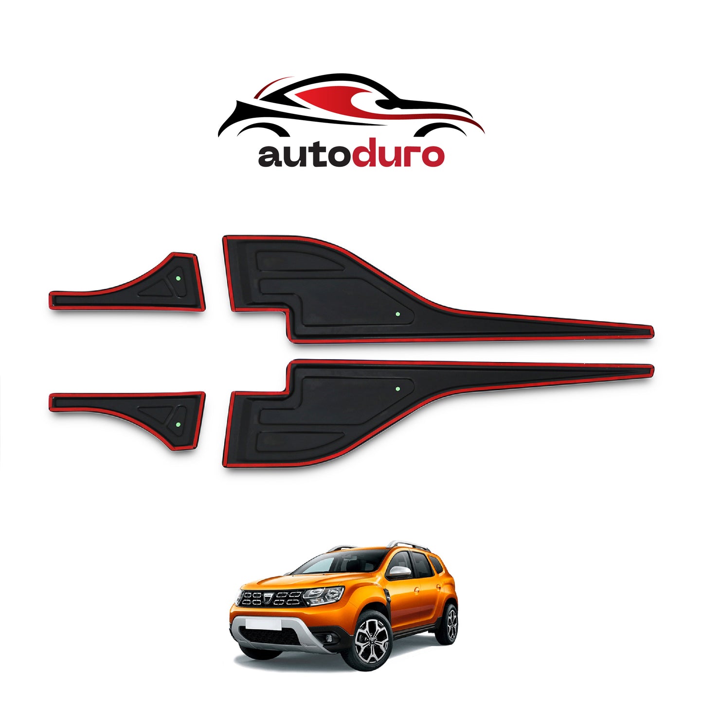 Autoduro Dacia Duster 2018 - 2024 Rear Bumper Sill Protector 4pcs - 33210218-020019-20090402_5