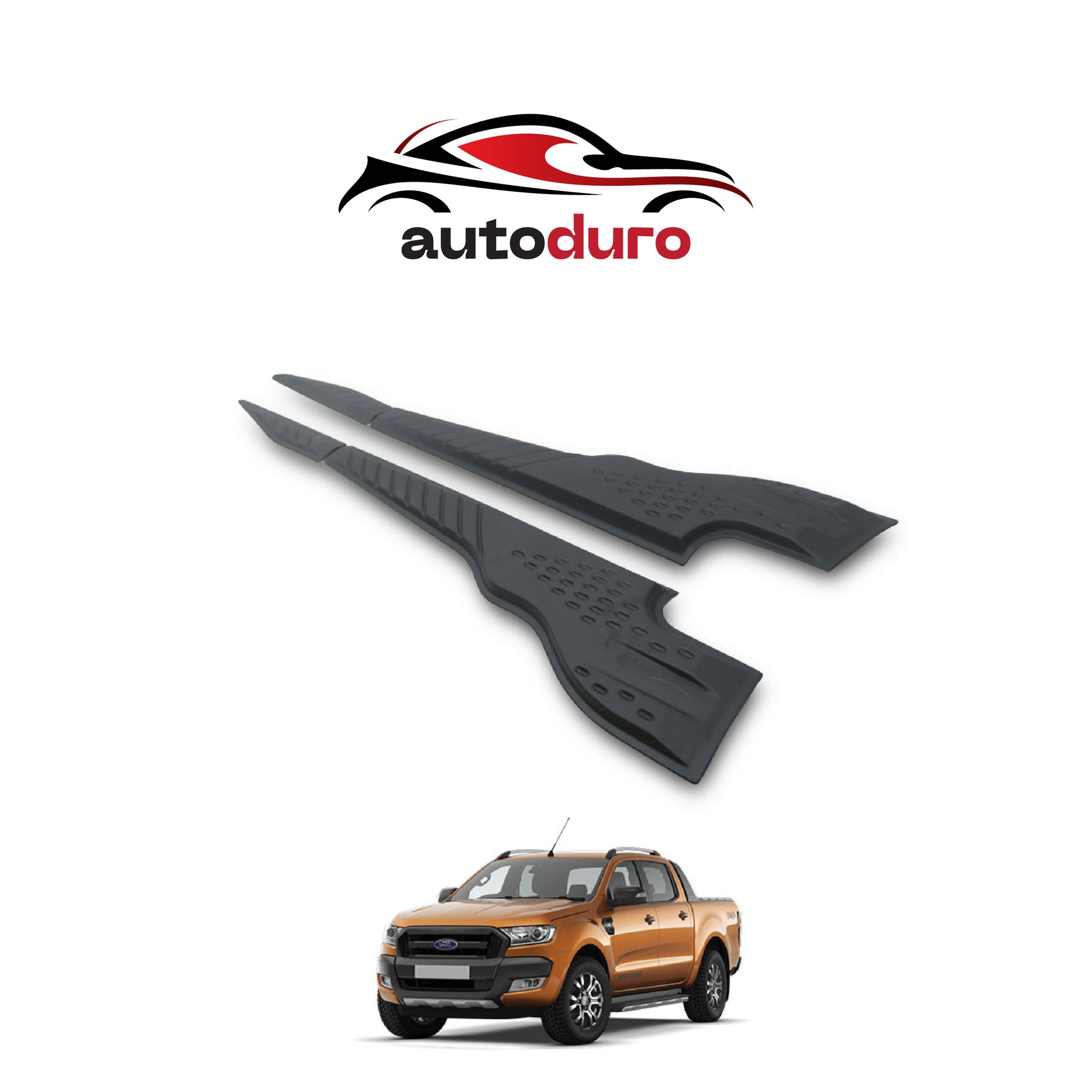 Autoduro Ford Ranger 2019 - 2023 Rear Bumper Sill Protector 4pcs - 33300816-020019-20090402_3